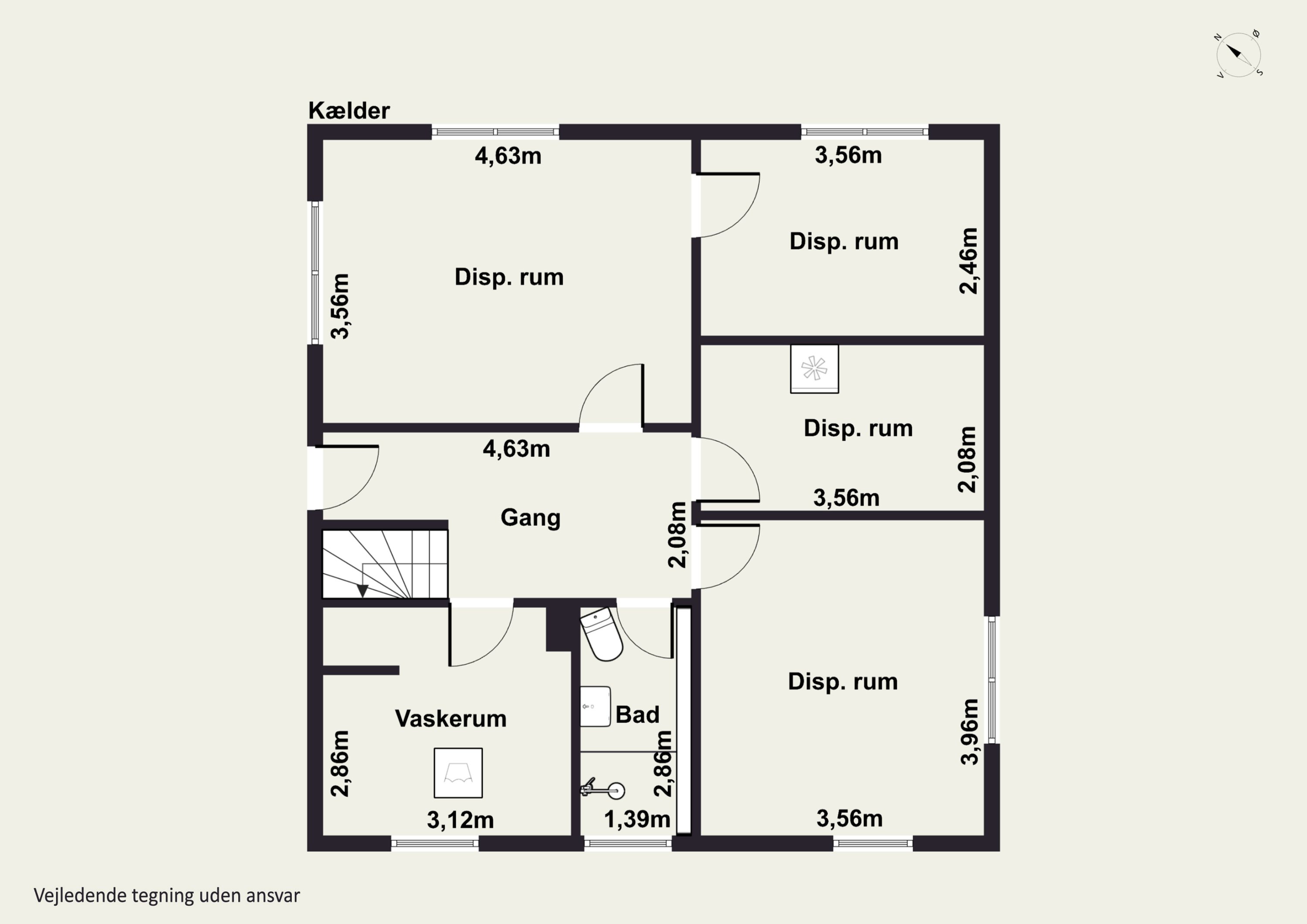 Plantegninger billede af Skovvej 10, 6340 Kruså