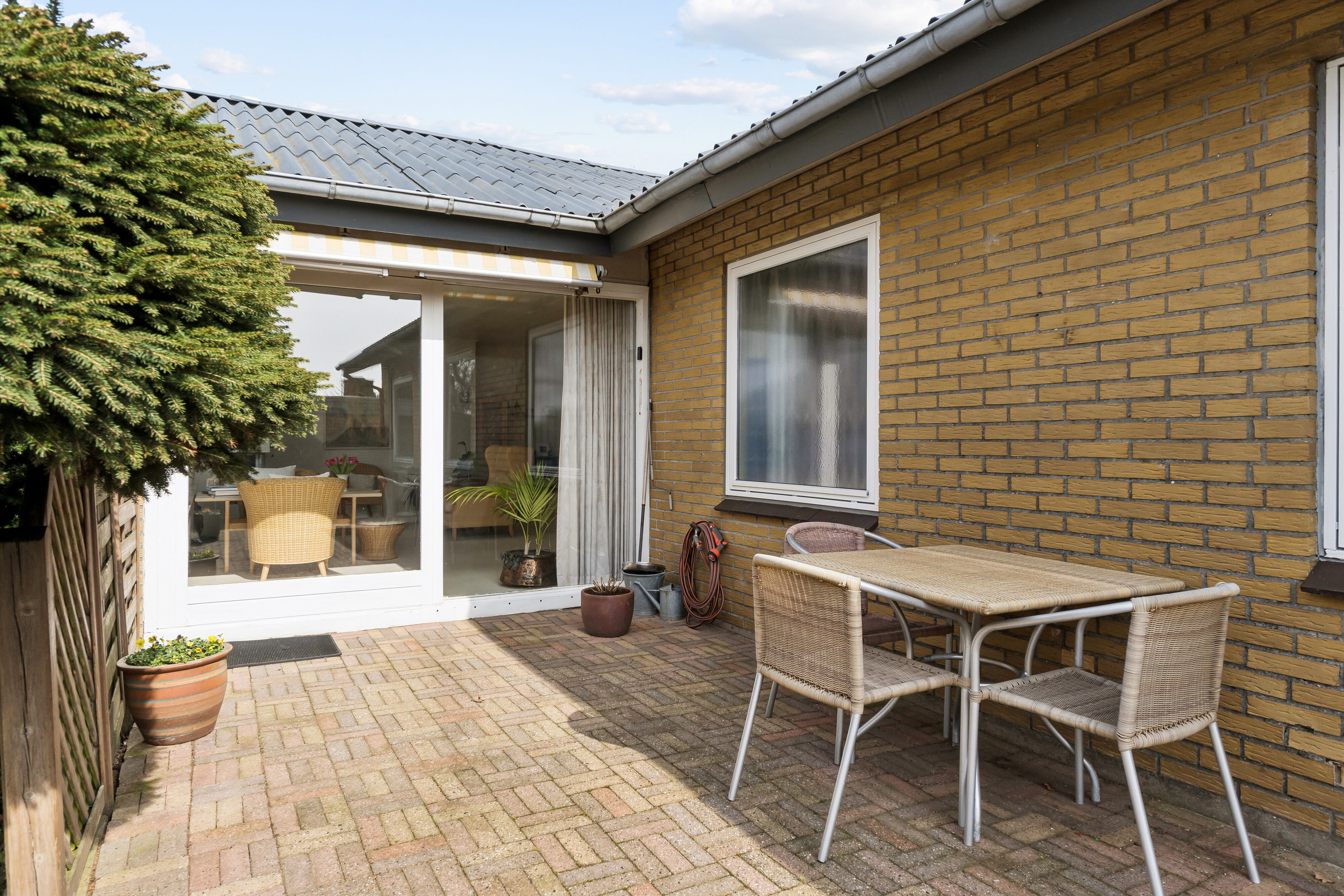 Fremhævet terrasse billede i fuldskærmstilstand. Billede af Fornbyvej 12, 6330 Padborg