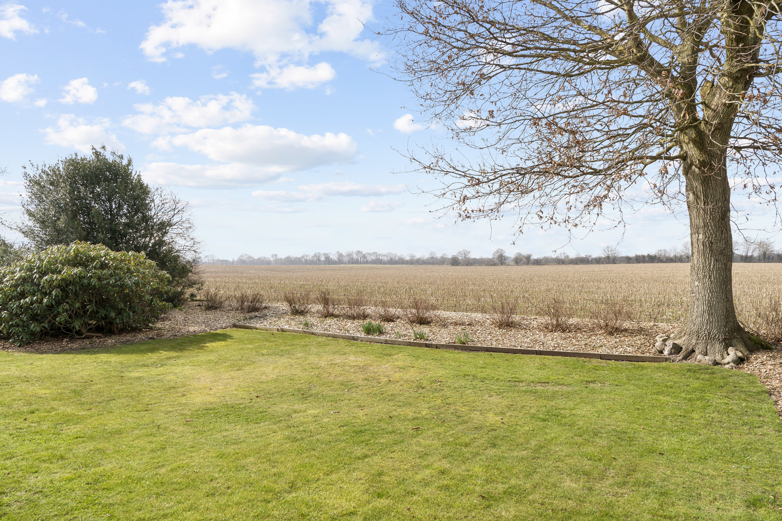 Fremhævet set fra haven billede i fuldskærmstilstand. Billede af Fornbyvej 12, 6330 Padborg