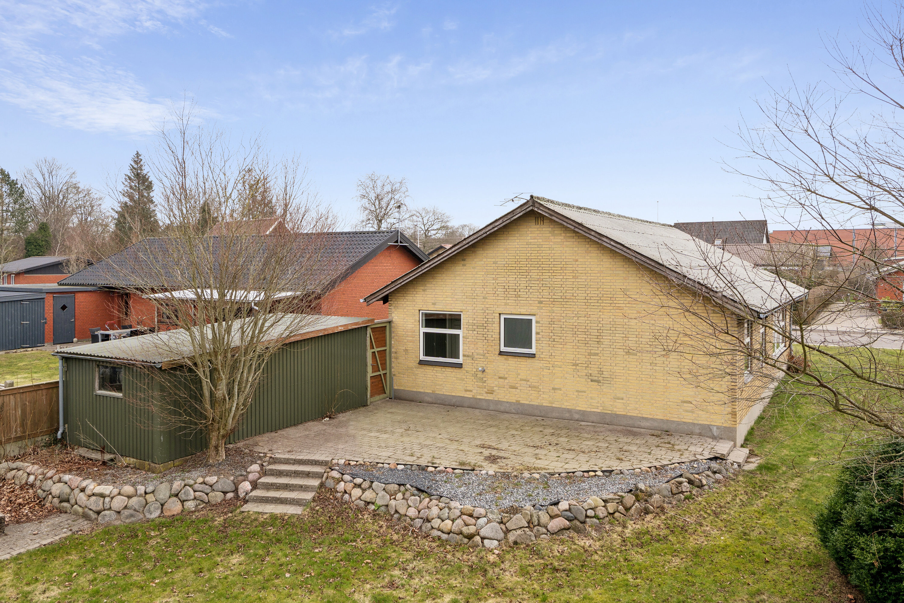 Fremhævet udendørs billede i fuldskærmstilstand. Billede af Hasselvej 4, 7441 Bording