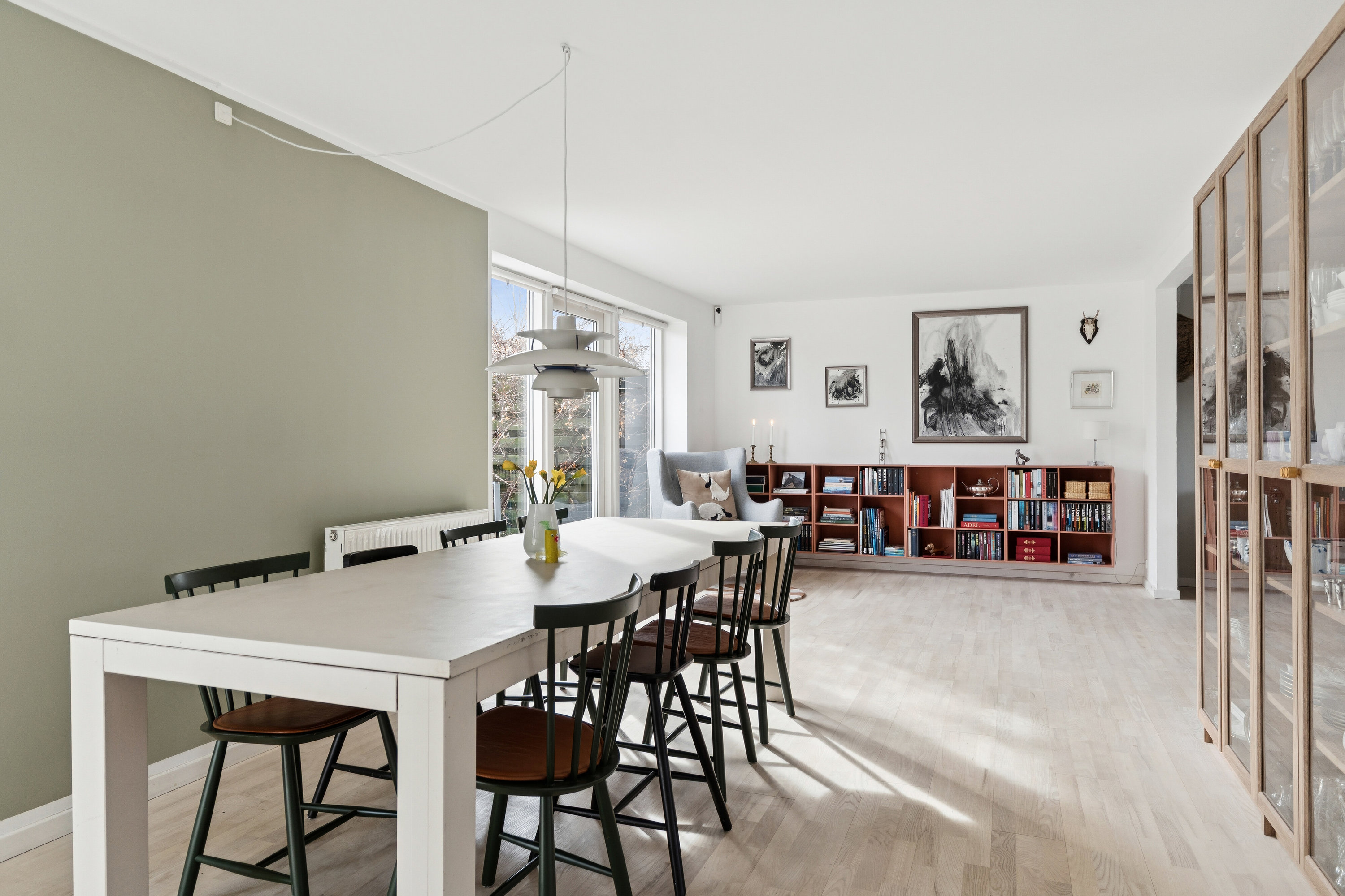 Fremhævet spisestue billede i fuldskærmstilstand. Billede af Drachmannsvej 10B, 3100 Hornbæk