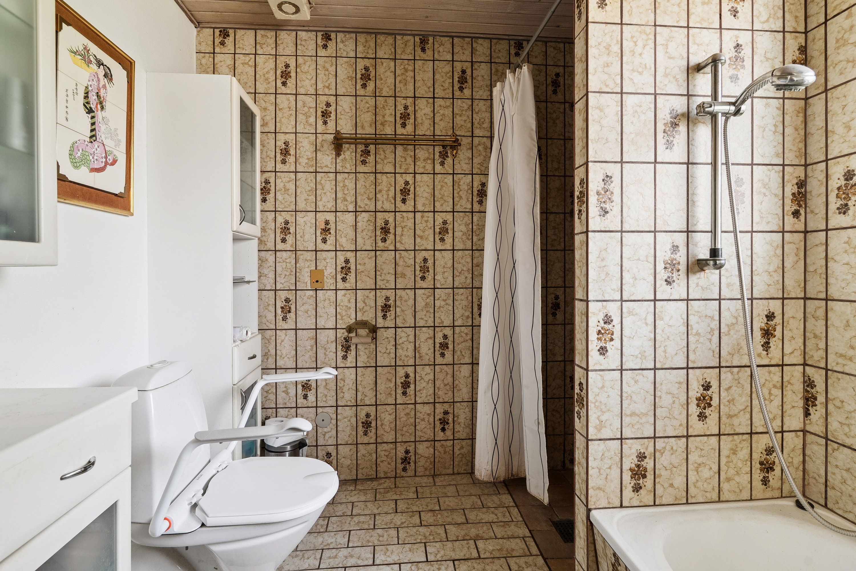 Fremhævet badeværelse billede i fuldskærmstilstand. Billede af Rødegårdsvej 89, 4720 Præstø