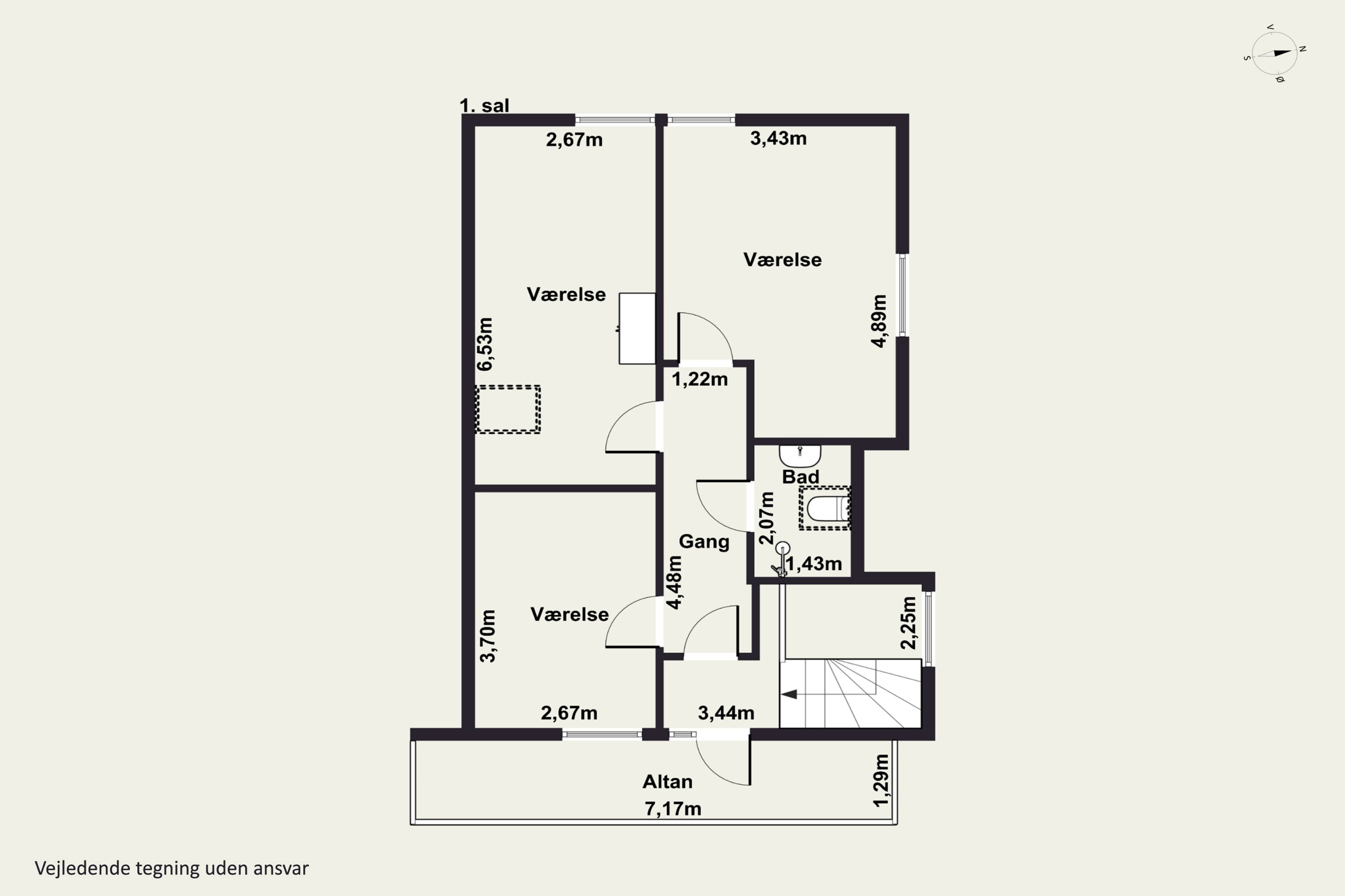 Plantegninger billede af Claudisvej 9, 7430 Ikast