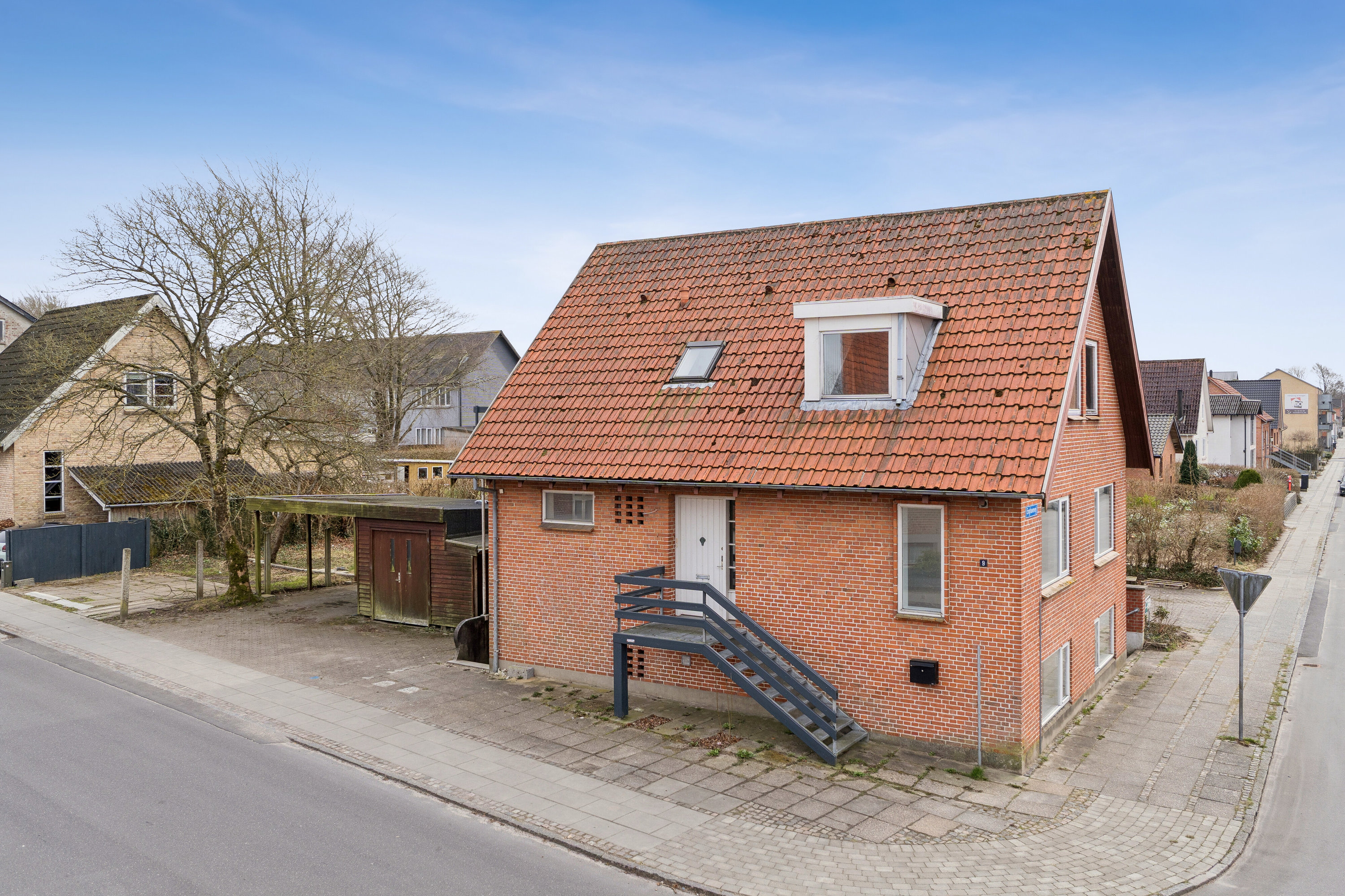 Fremhævet udendørs billede i fuldskærmstilstand. Billede af Claudisvej 9, 7430 Ikast