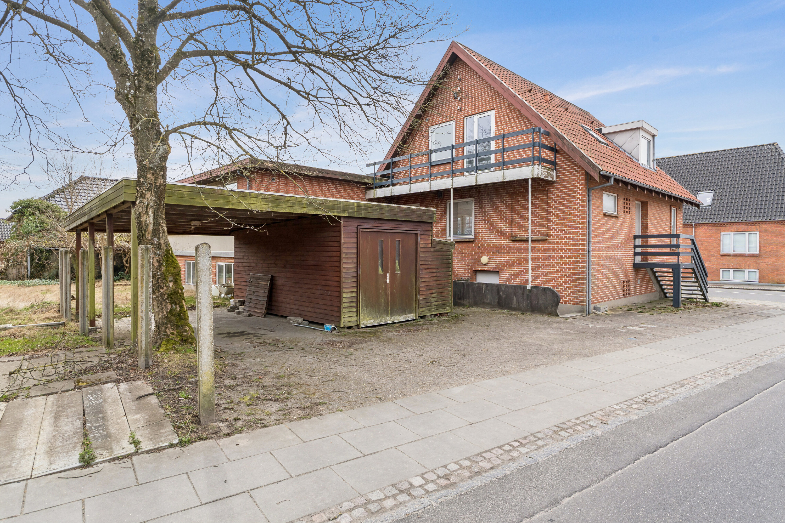 Fremhævet set fra haven billede i fuldskærmstilstand. Billede af Claudisvej 9, 7430 Ikast