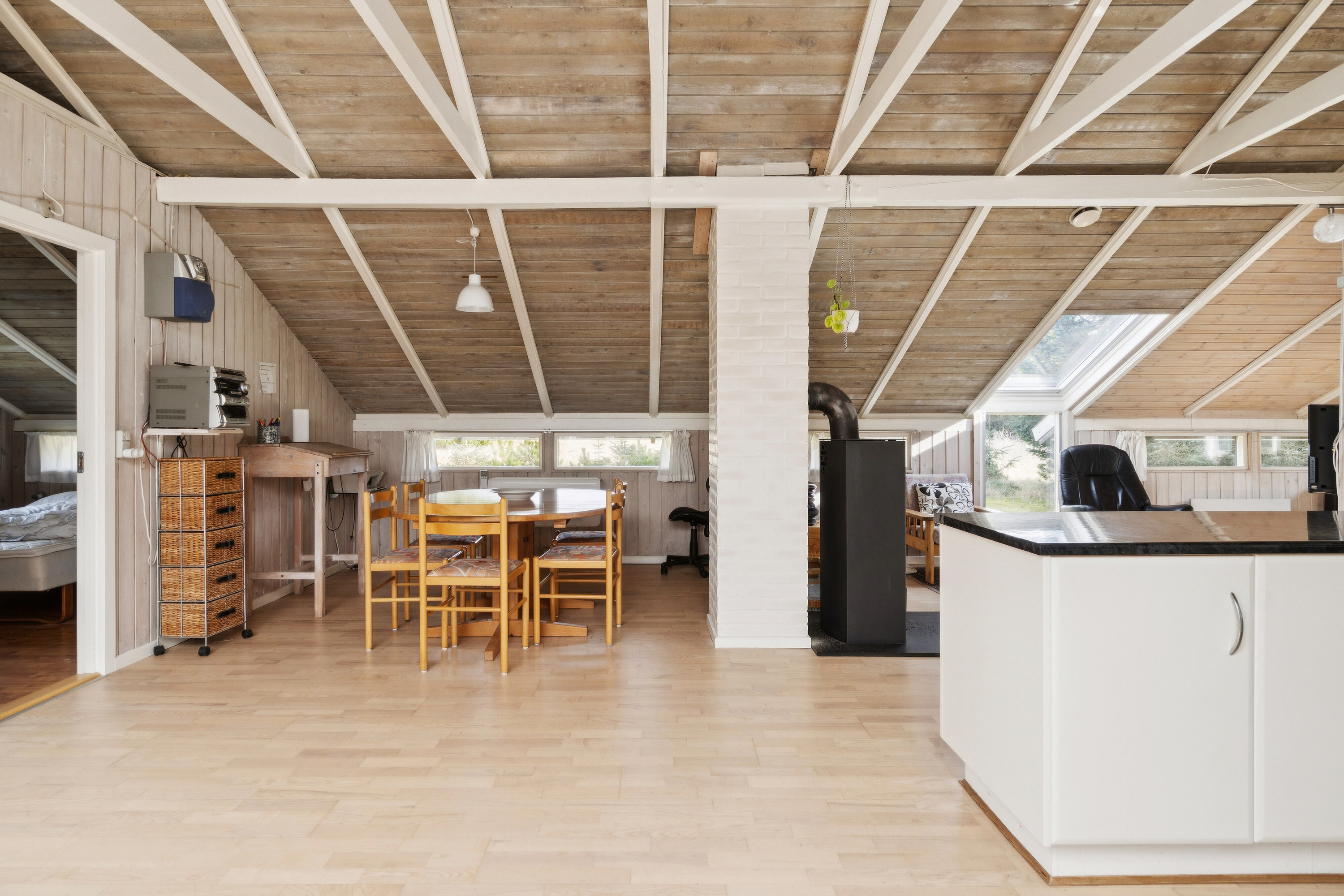 Fremhævet opholdsrum billede i fuldskærmstilstand. Billede af Clemmessti 34 + 36, Klitmøller, 7700 Thisted