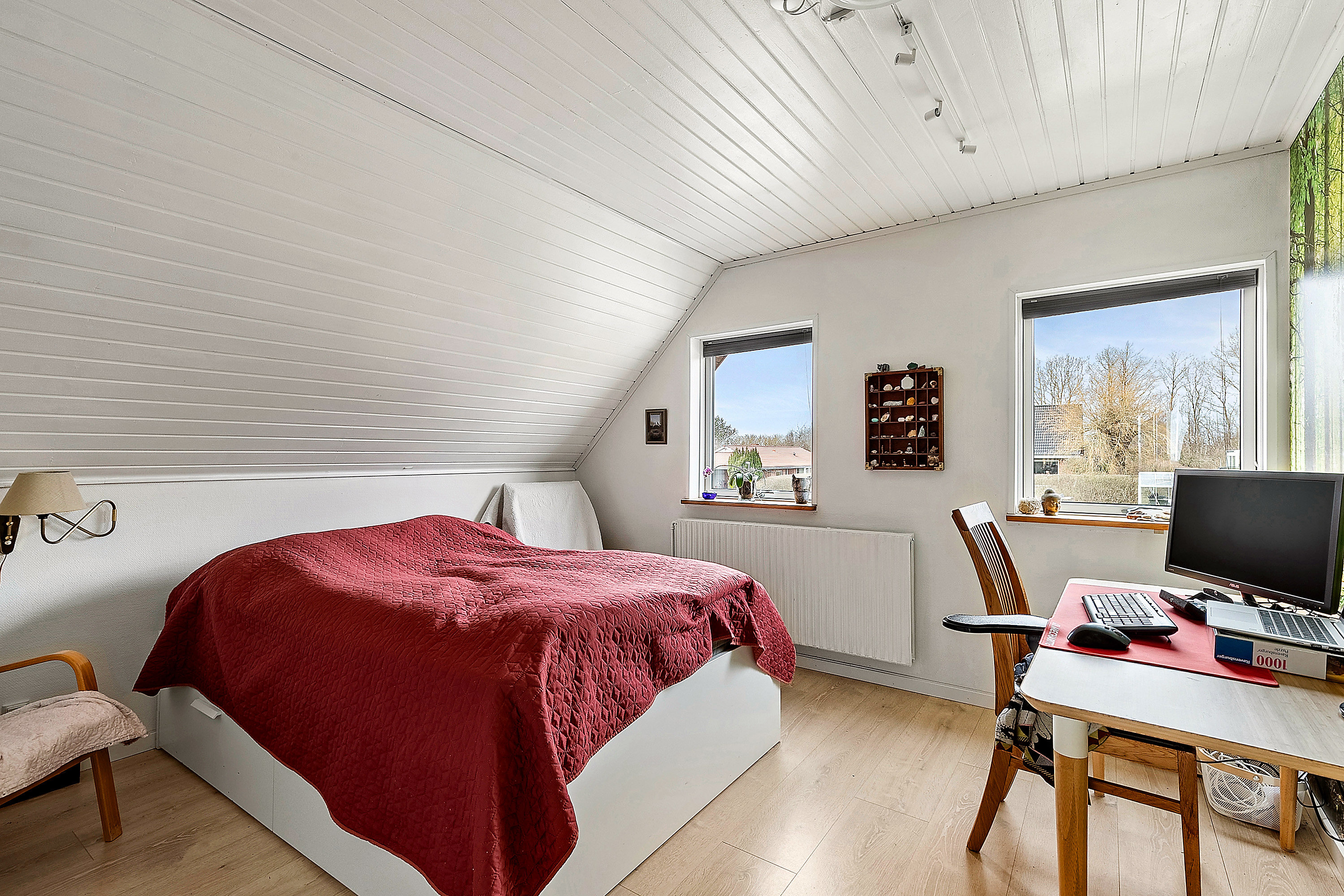 Fremhævet soveværelse billede i fuldskærmstilstand. Billede af Bavnegårdsvej 91, Kolt, 8361 Hasselager