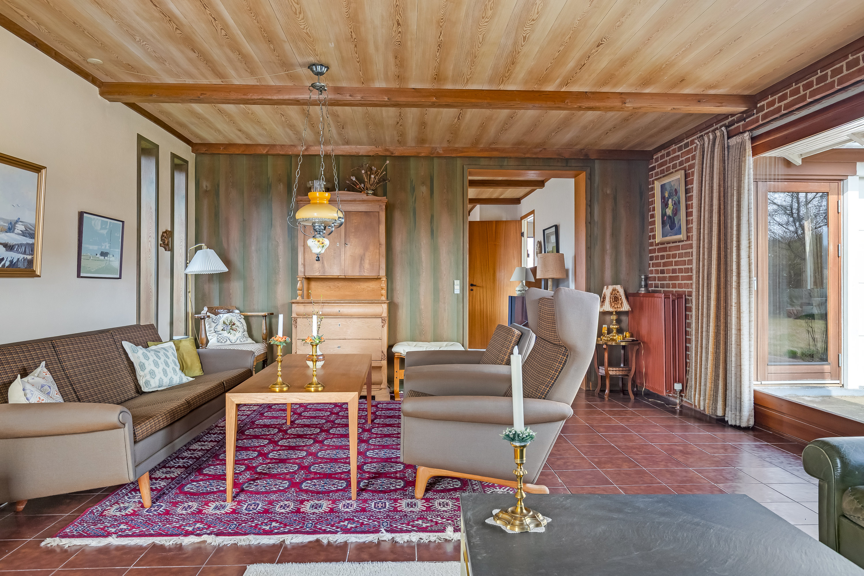 Fremhævet stue billede i fuldskærmstilstand. Billede af Margrethevej 14, 6270 Tønder