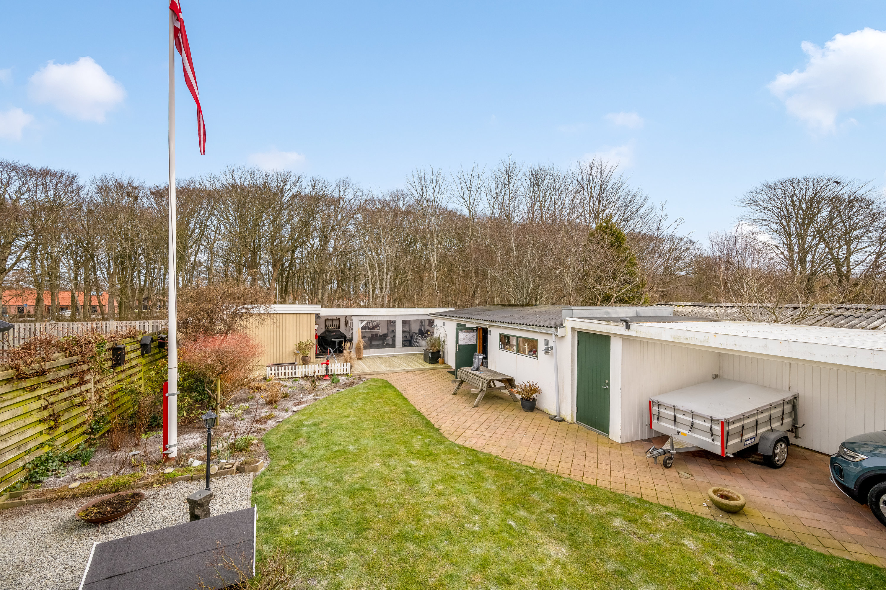 Fremhævet have billede i fuldskærmstilstand. Billede af Alkjærhøj 13, 6950 Ringkøbing