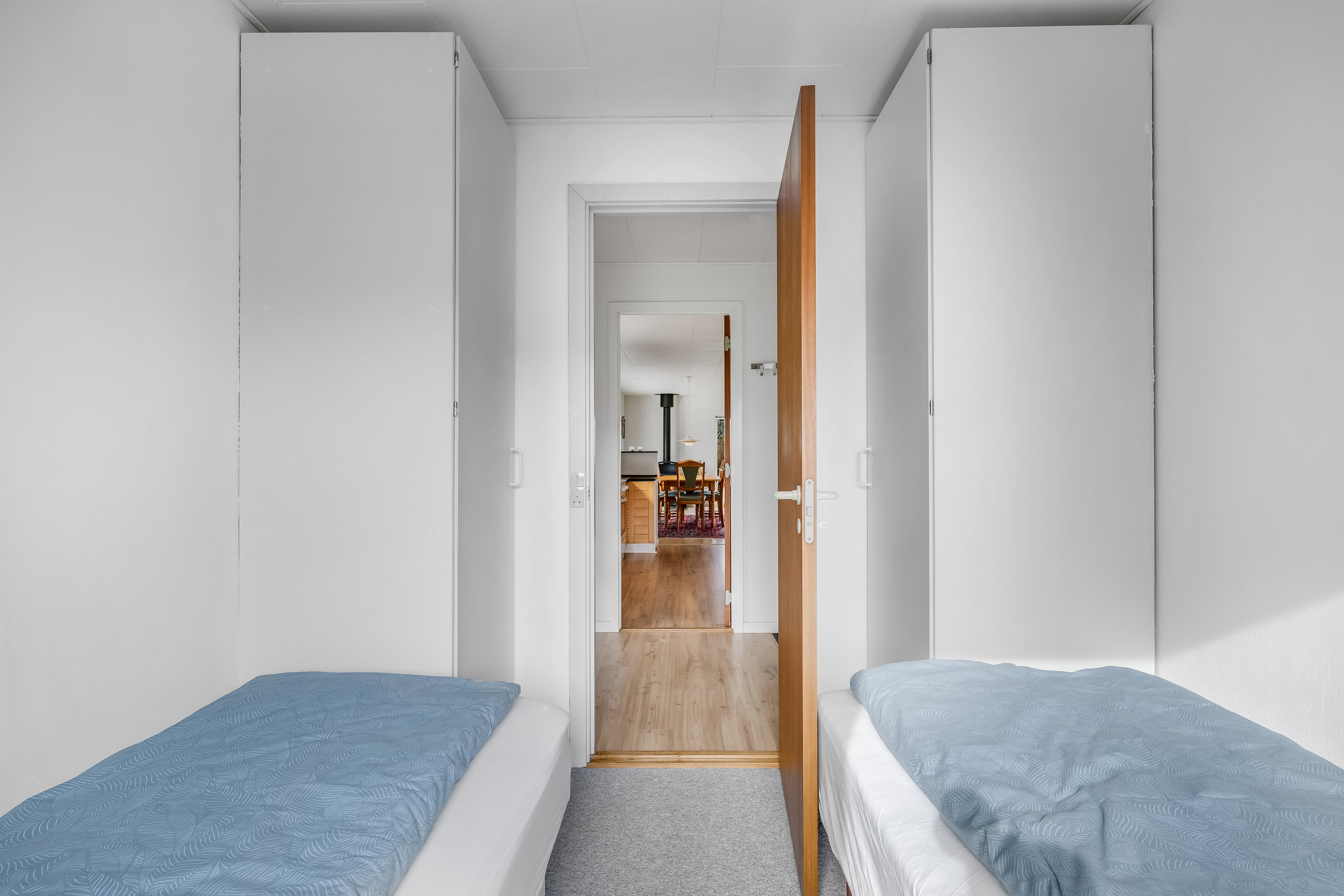 Fremhævet soveværelse billede i fuldskærmstilstand. Billede af Husfold 28, Nr Bork, 6893 Hemmet