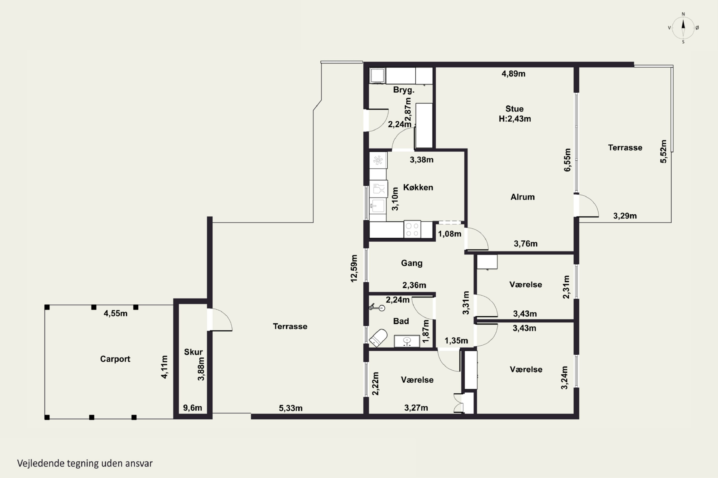 Plantegninger billede af Dalsvinget 18G, 7200 Grindsted
