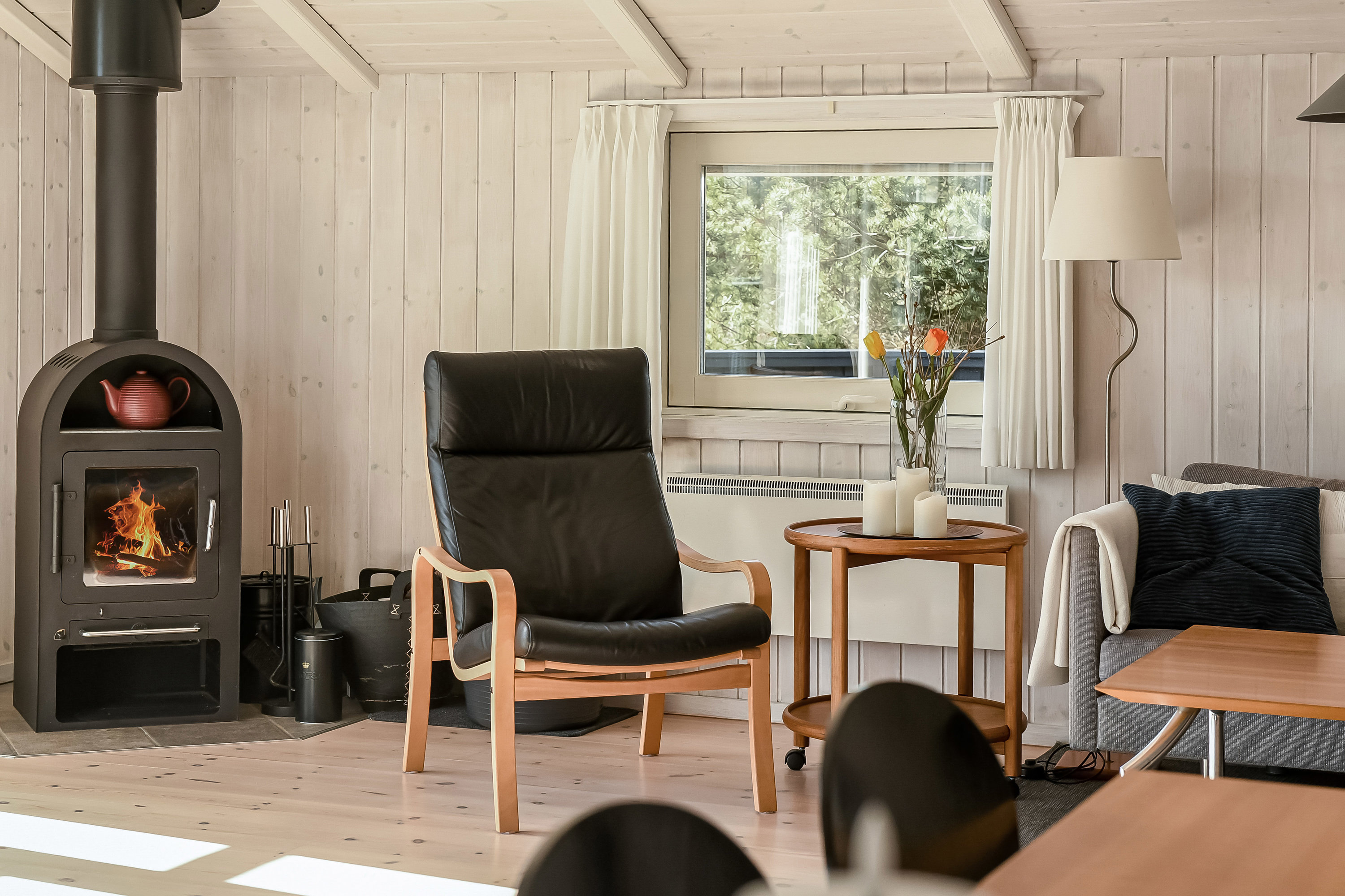 Fremhævet stue billede i fuldskærmstilstand. Billede af Solhaven 5, 6857 Blåvand