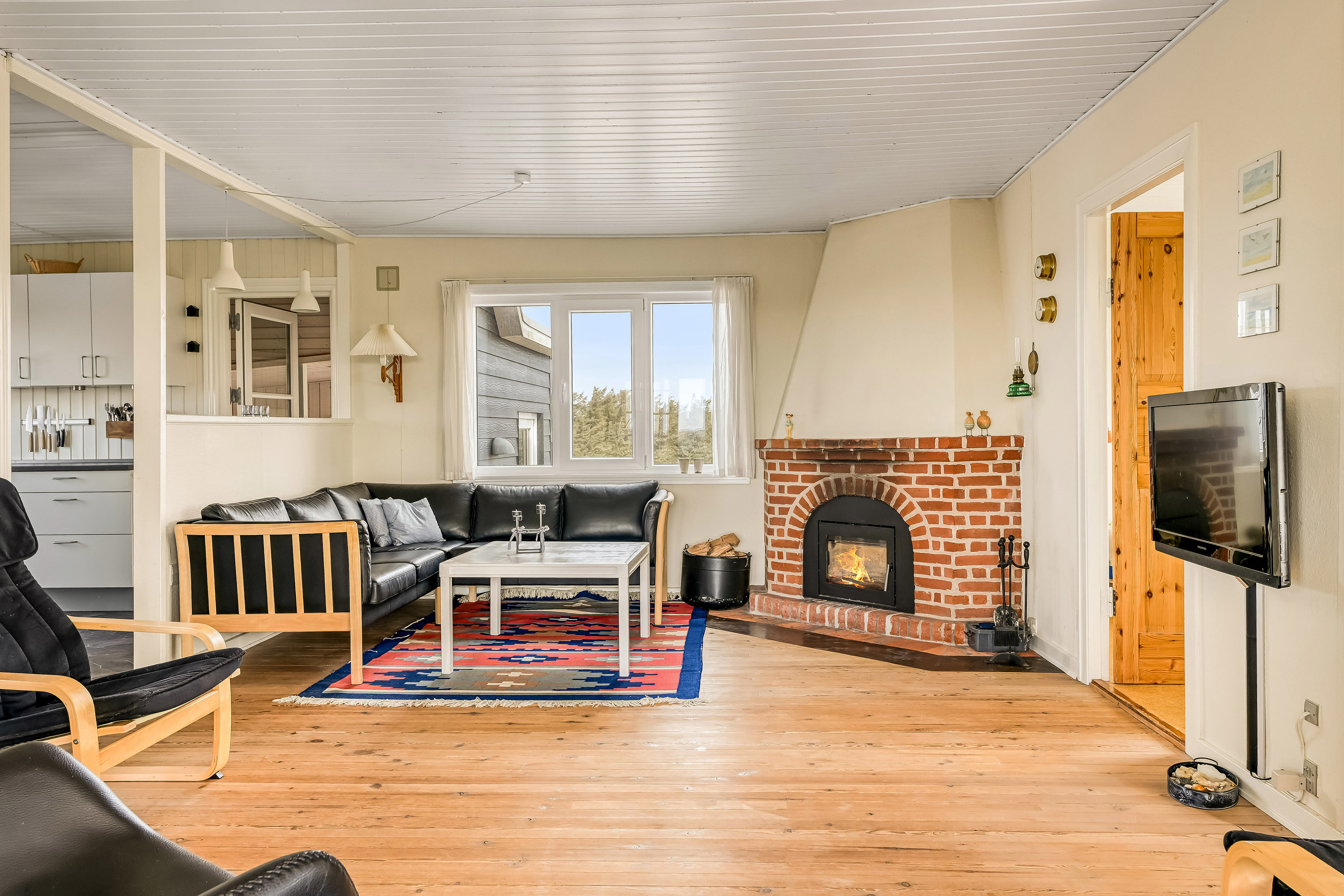 Fremhævet stue billede i fuldskærmstilstand. Billede af Nordvej 17A, 6853 Vejers Strand