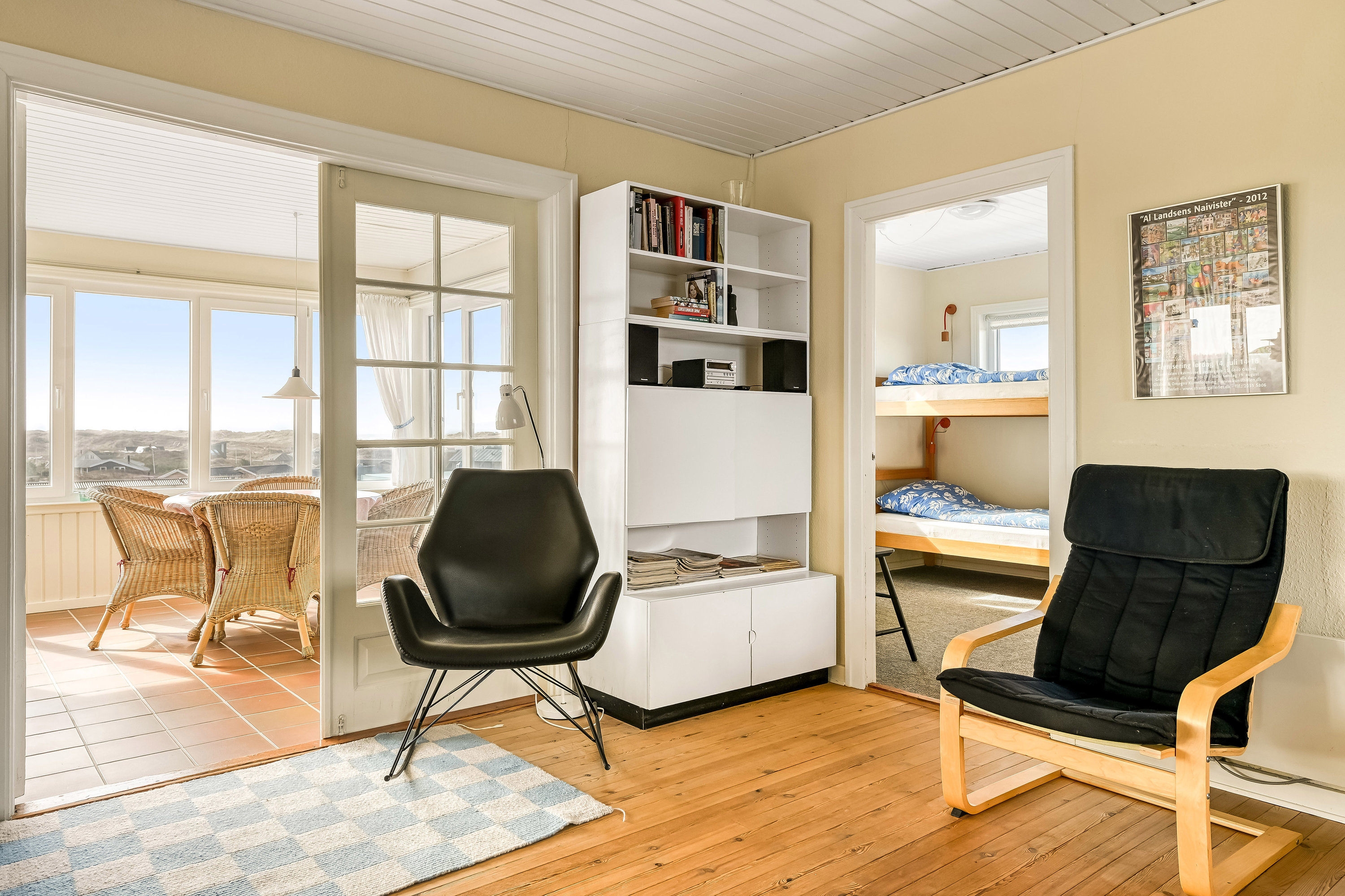 Fremhævet stue billede i fuldskærmstilstand. Billede af Nordvej 17A, 6853 Vejers Strand