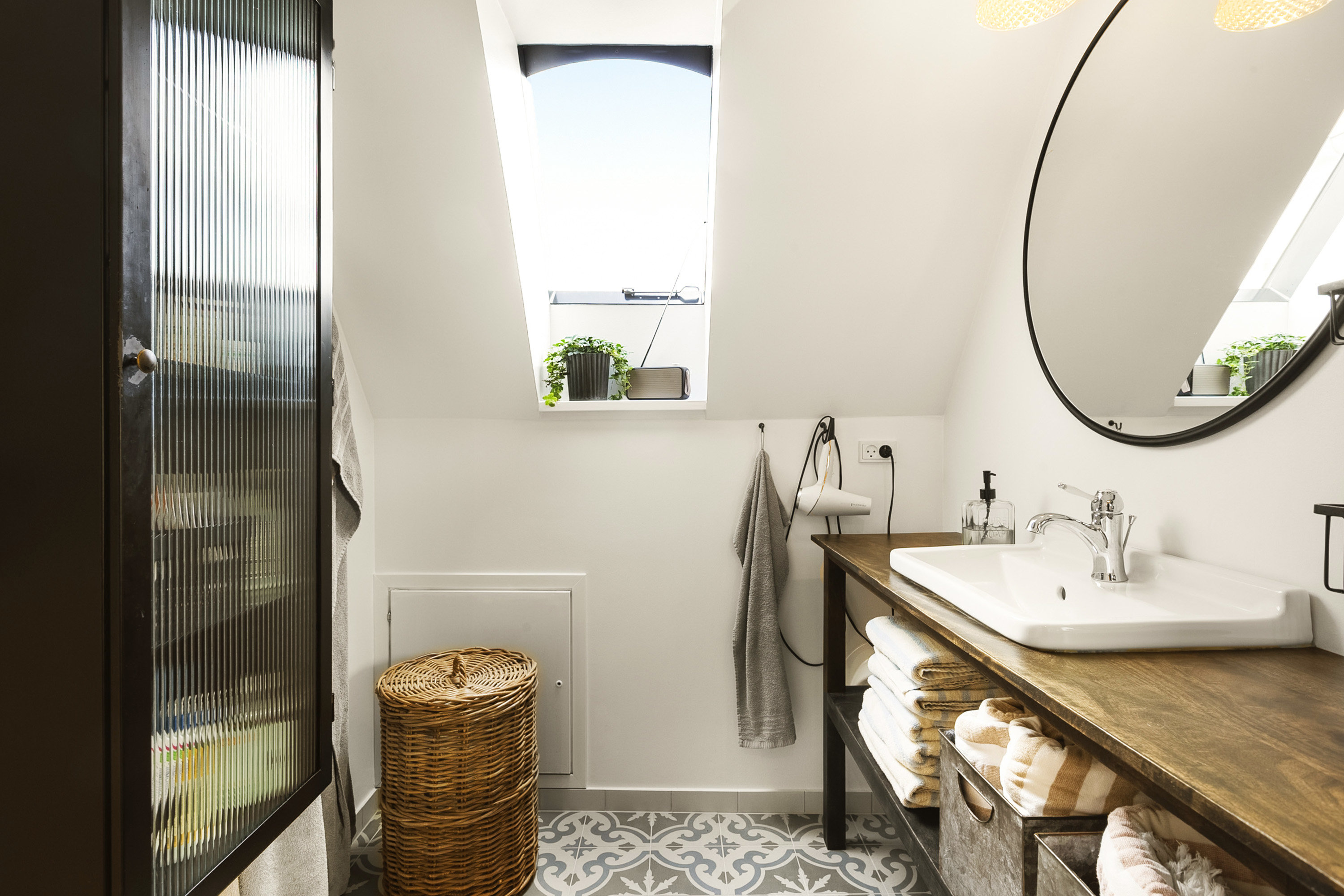 Fremhævet badeværelse billede i fuldskærmstilstand. Billede af Nygade 42, 6200 Aabenraa