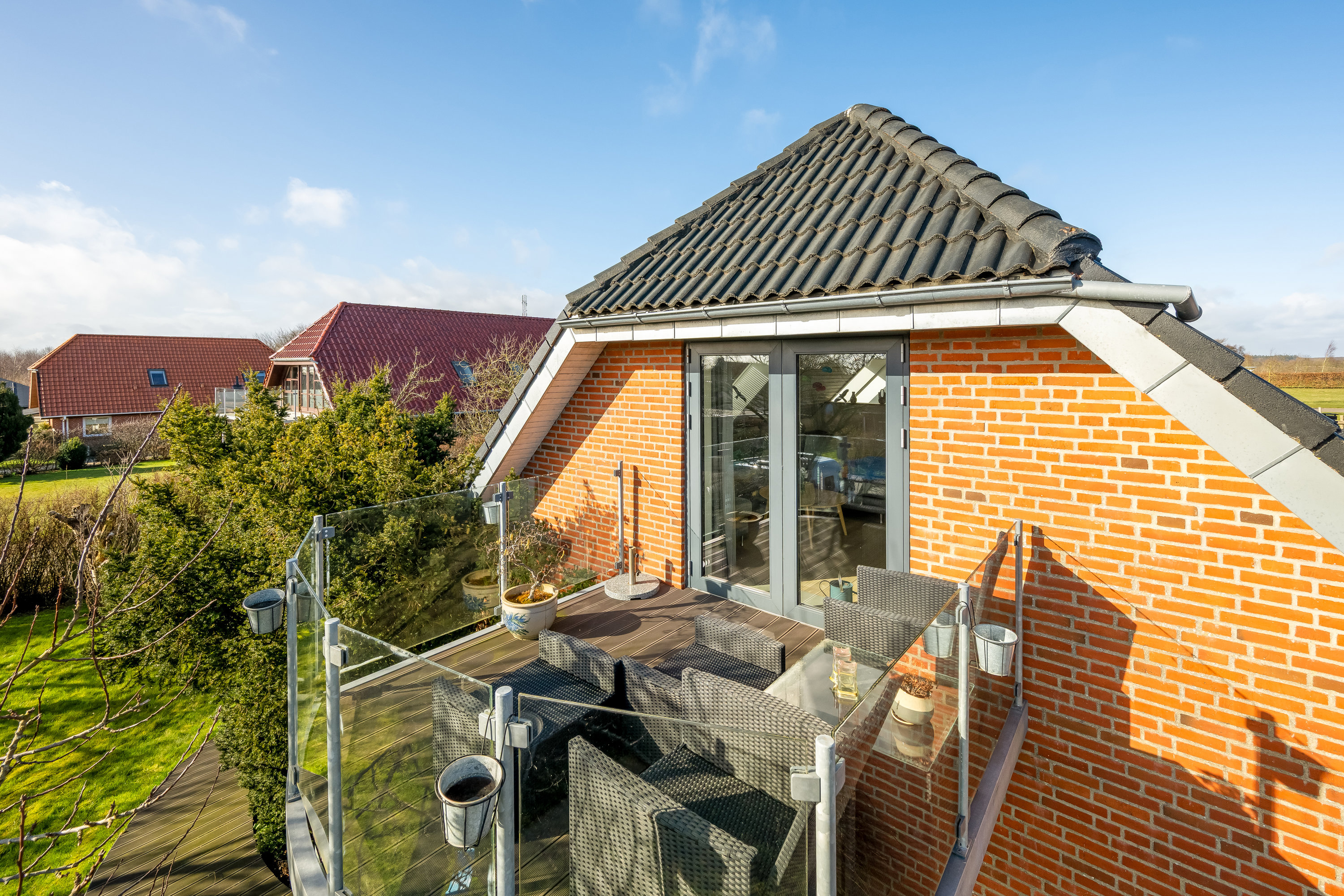 Fremhævet altan billede i fuldskærmstilstand. Billede af Kernevej 35, Højmark, 6940 Lem St