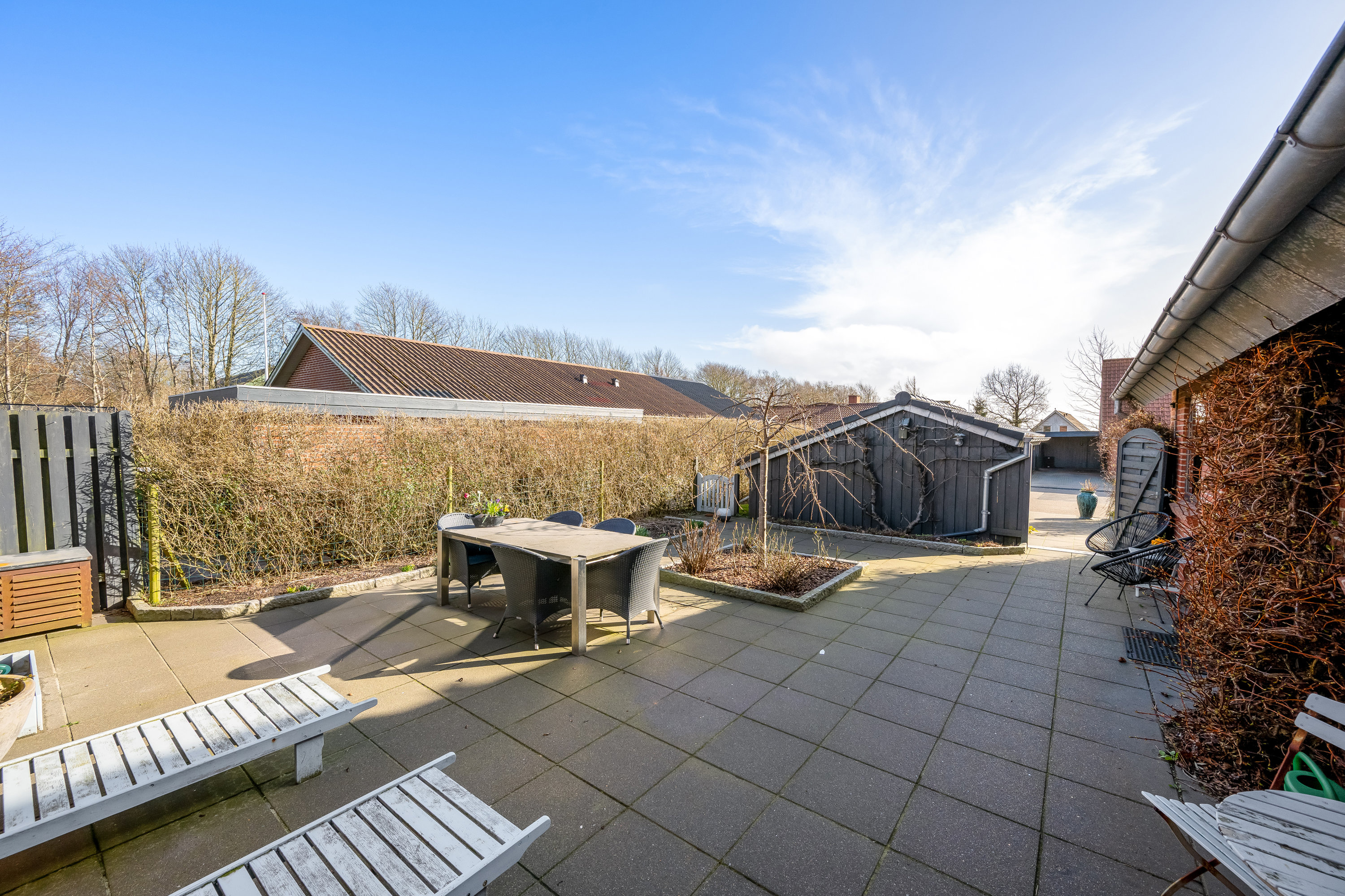 Fremhævet terrasse billede i fuldskærmstilstand. Billede af Kernevej 35, Højmark, 6940 Lem St