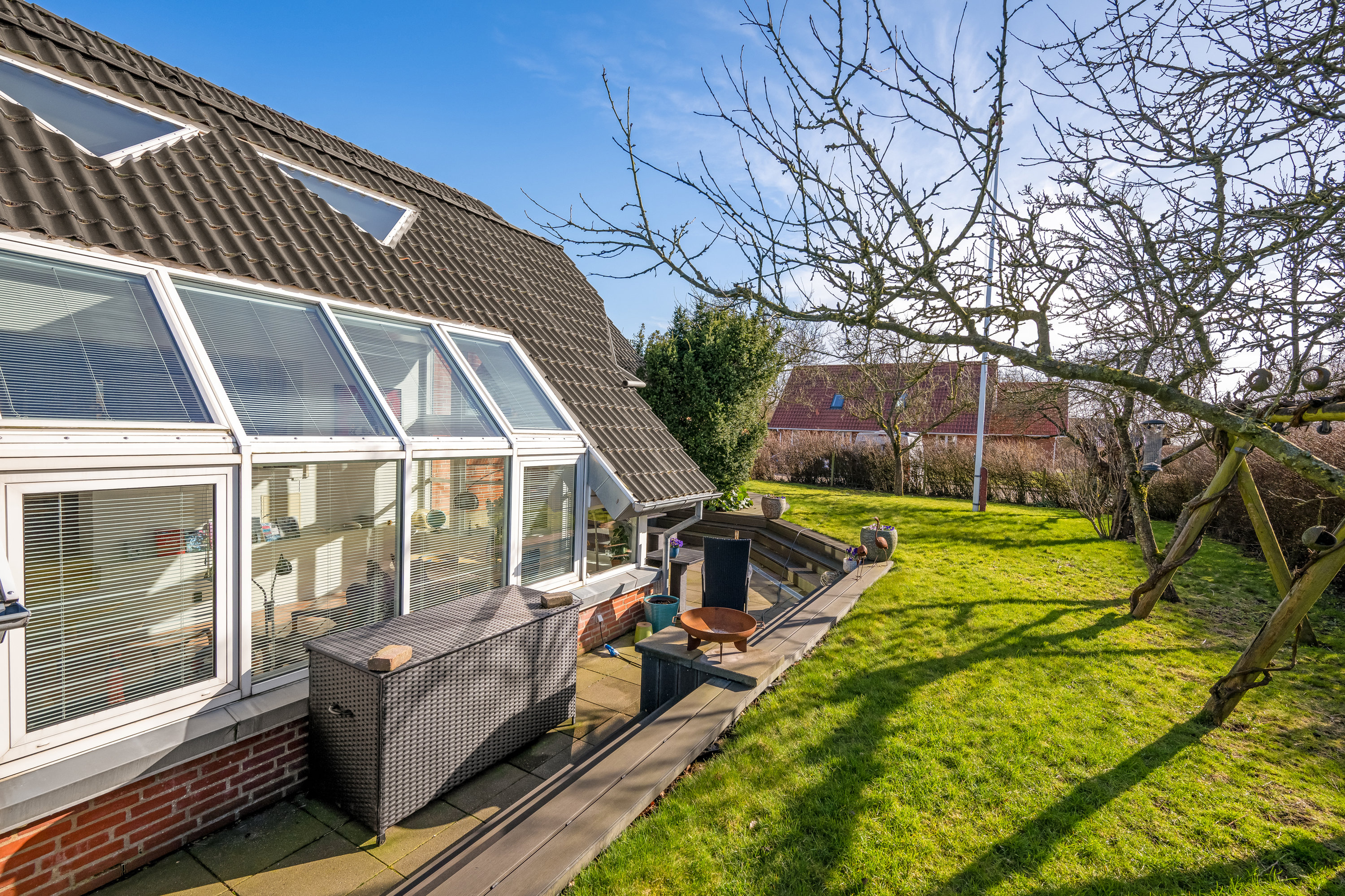 Fremhævet facade billede i fuldskærmstilstand. Billede af Kernevej 35, Højmark, 6940 Lem St