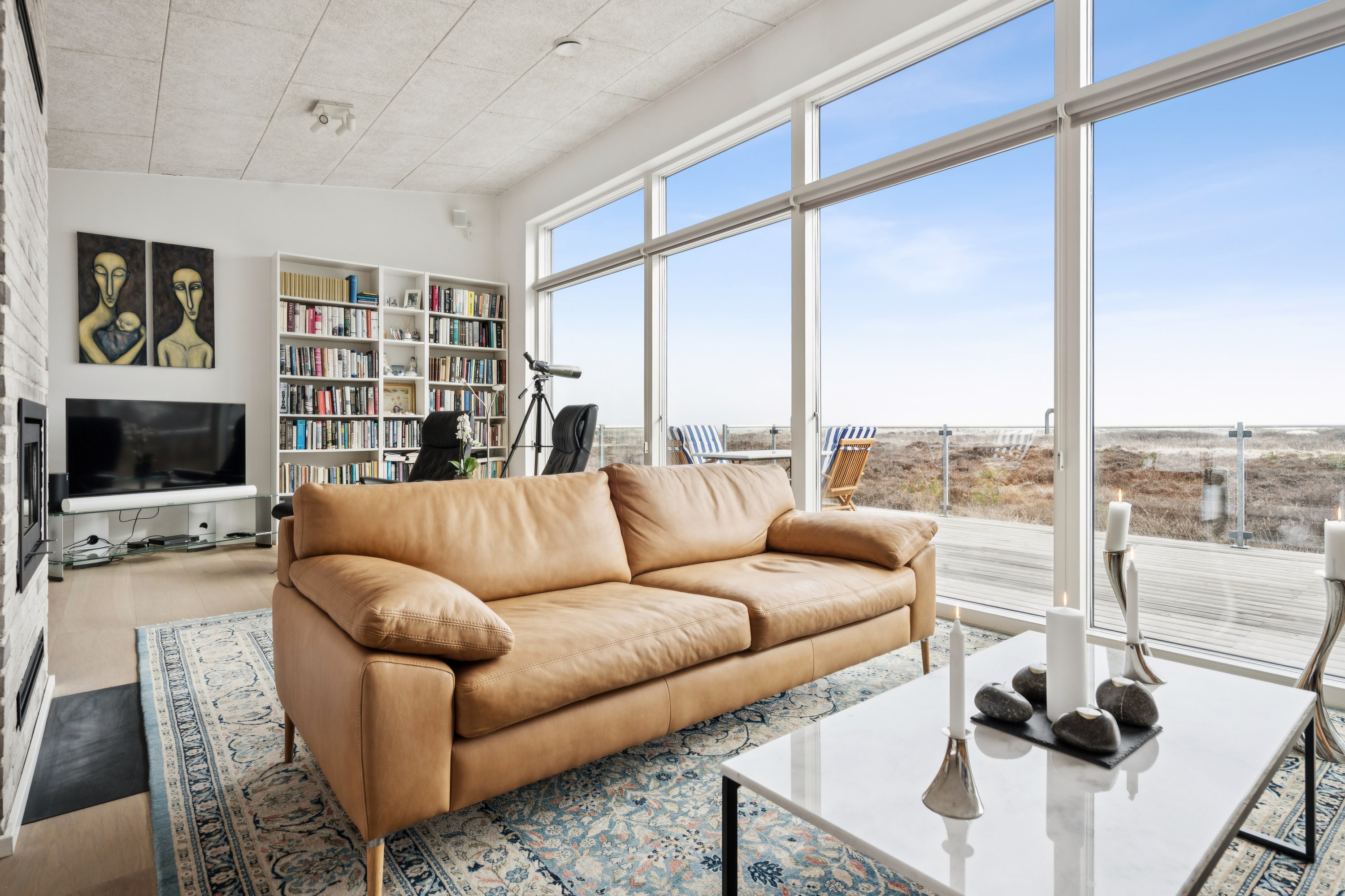 Fremhævet stue billede i fuldskærmstilstand. Billede af Osbornsvej 89, 9370 Hals