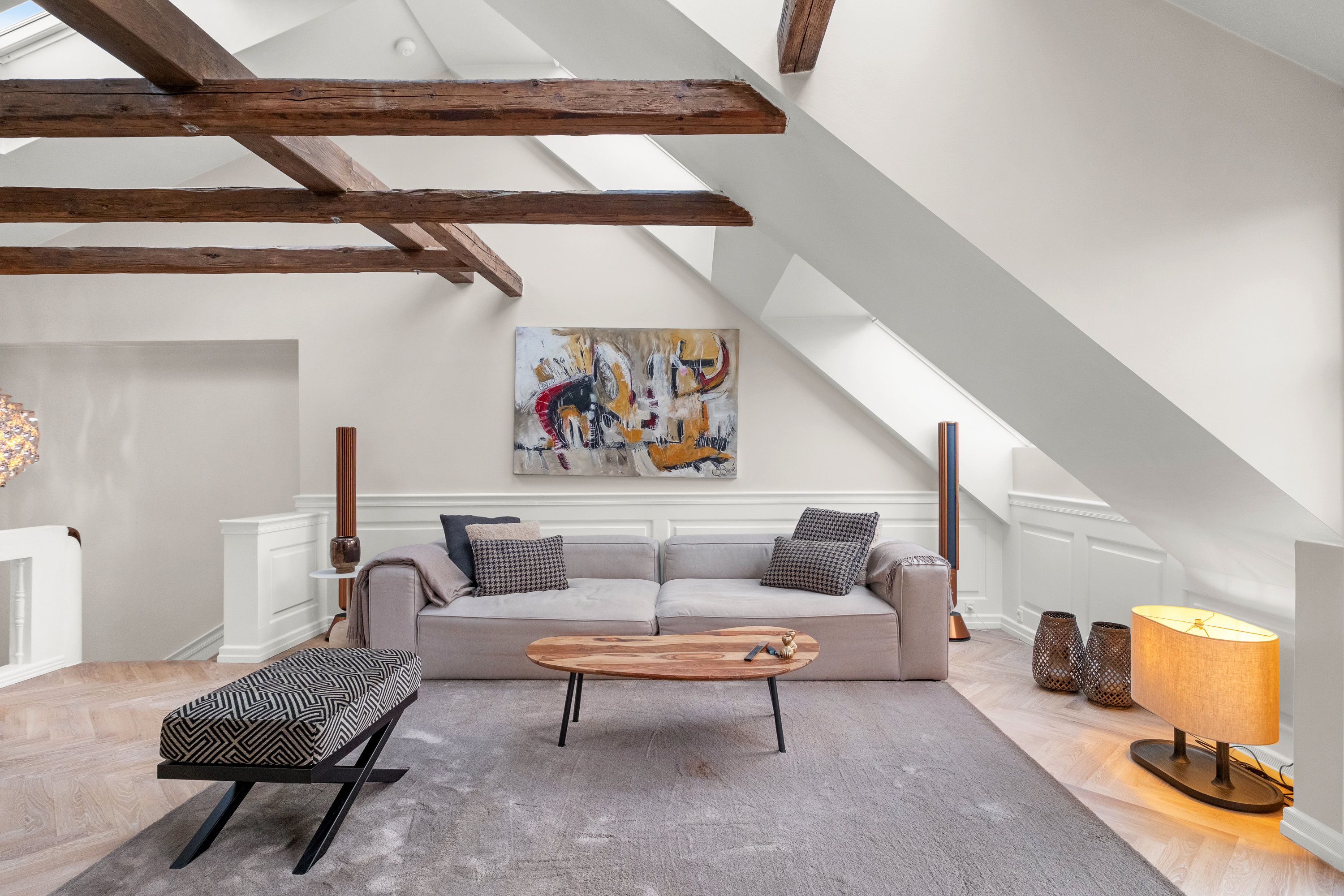 Fremhævet stue billede i fuldskærmstilstand. Billede af Brammersgade 23, 8000 Aarhus C