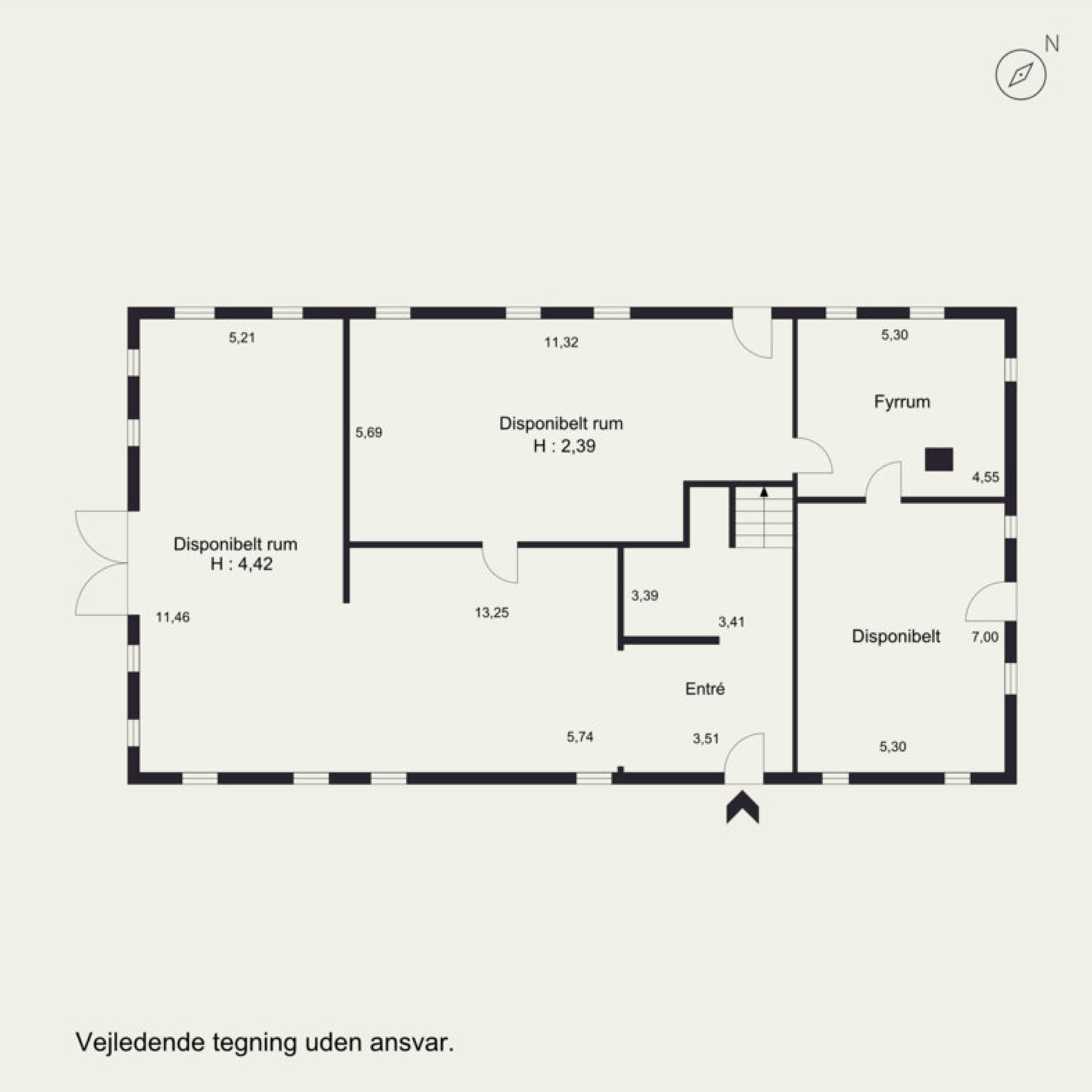 Plantegninger billede af Nordmarksvej 7, Glud, 7130 Juelsminde