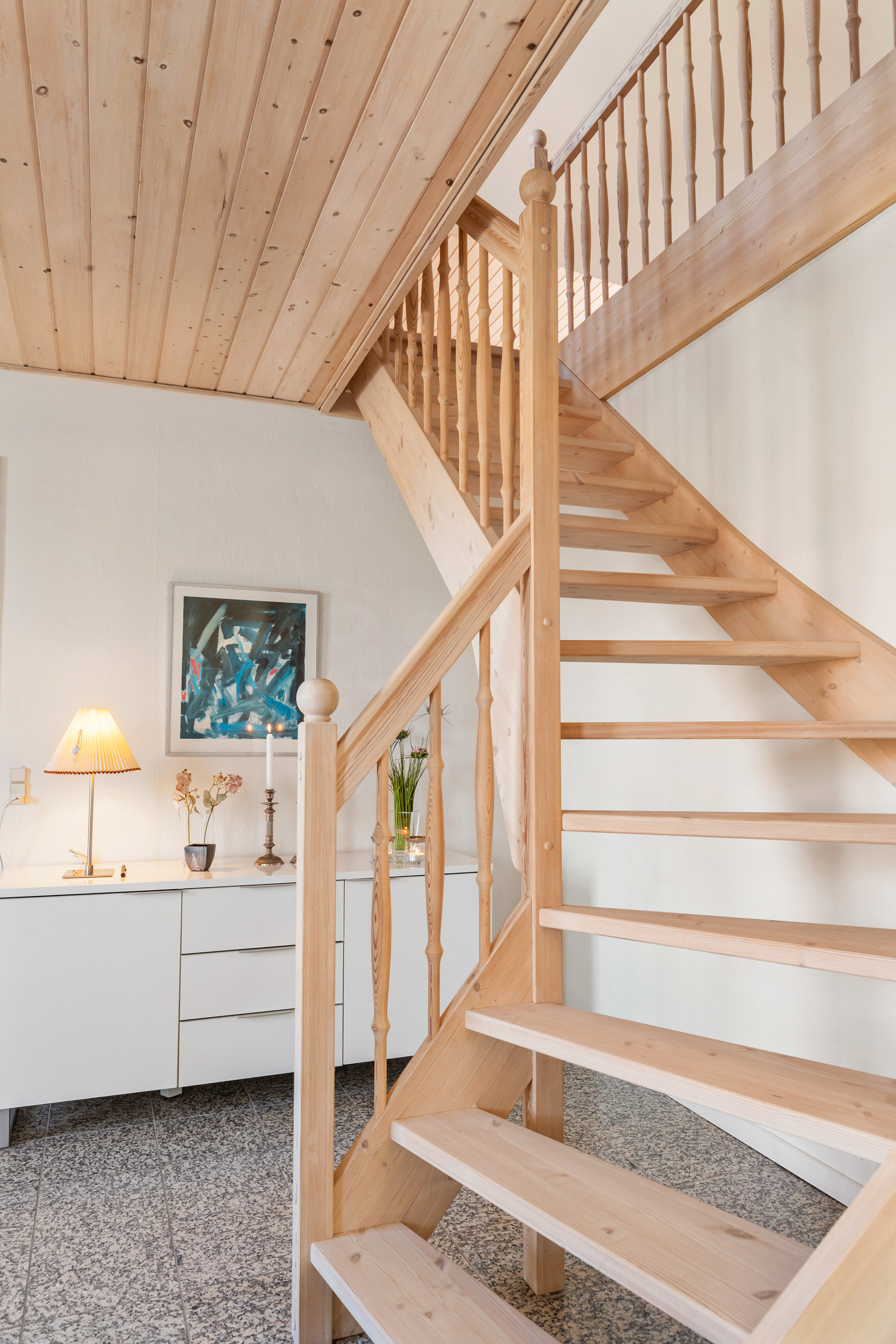 Fremhævet trappe billede i fuldskærmstilstand. Billede af Gl Landevej 2, Klim, 9690 Fjerritslev