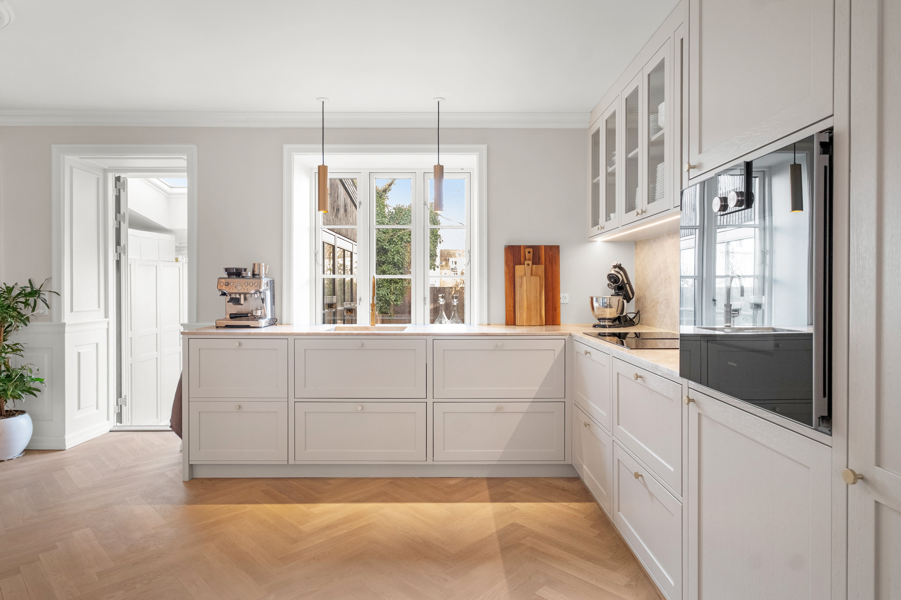 Fremhævet køkken billede i fuldskærmstilstand. Billede af Brammersgade 23, 8000 Aarhus C