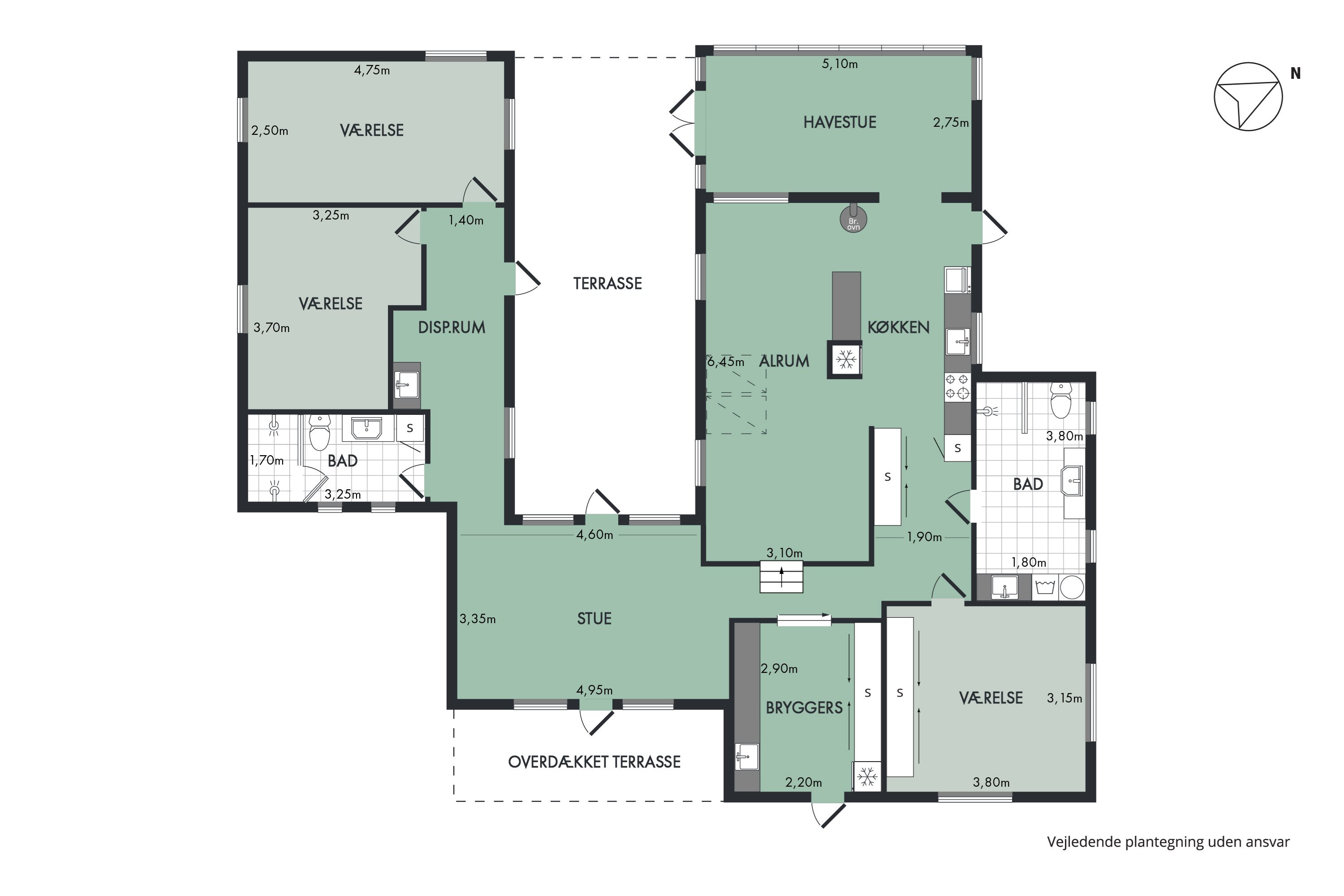 Plantegninger billede af Mølleskoven 52, 9260 Gistrup
