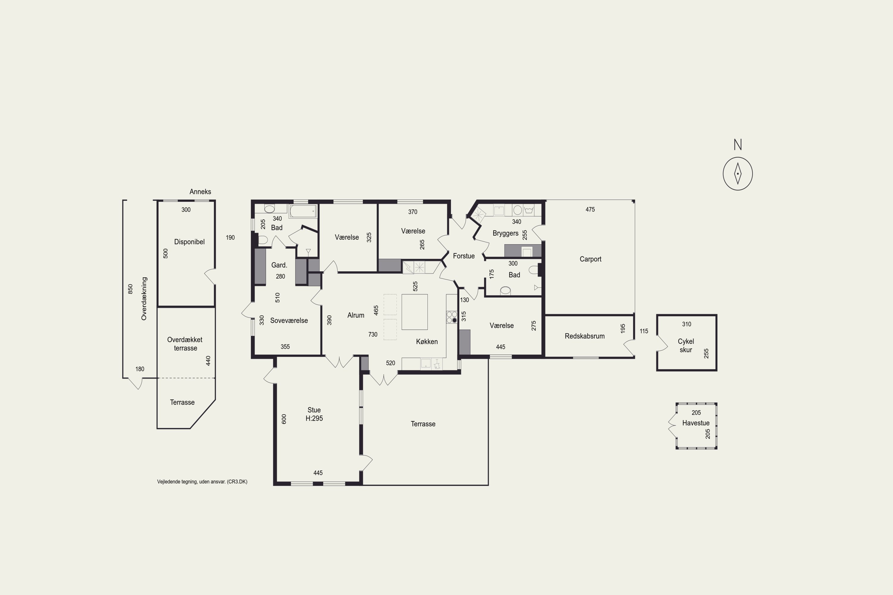 Plantegninger billede af Torpenvej 27B, 3050 Humlebæk