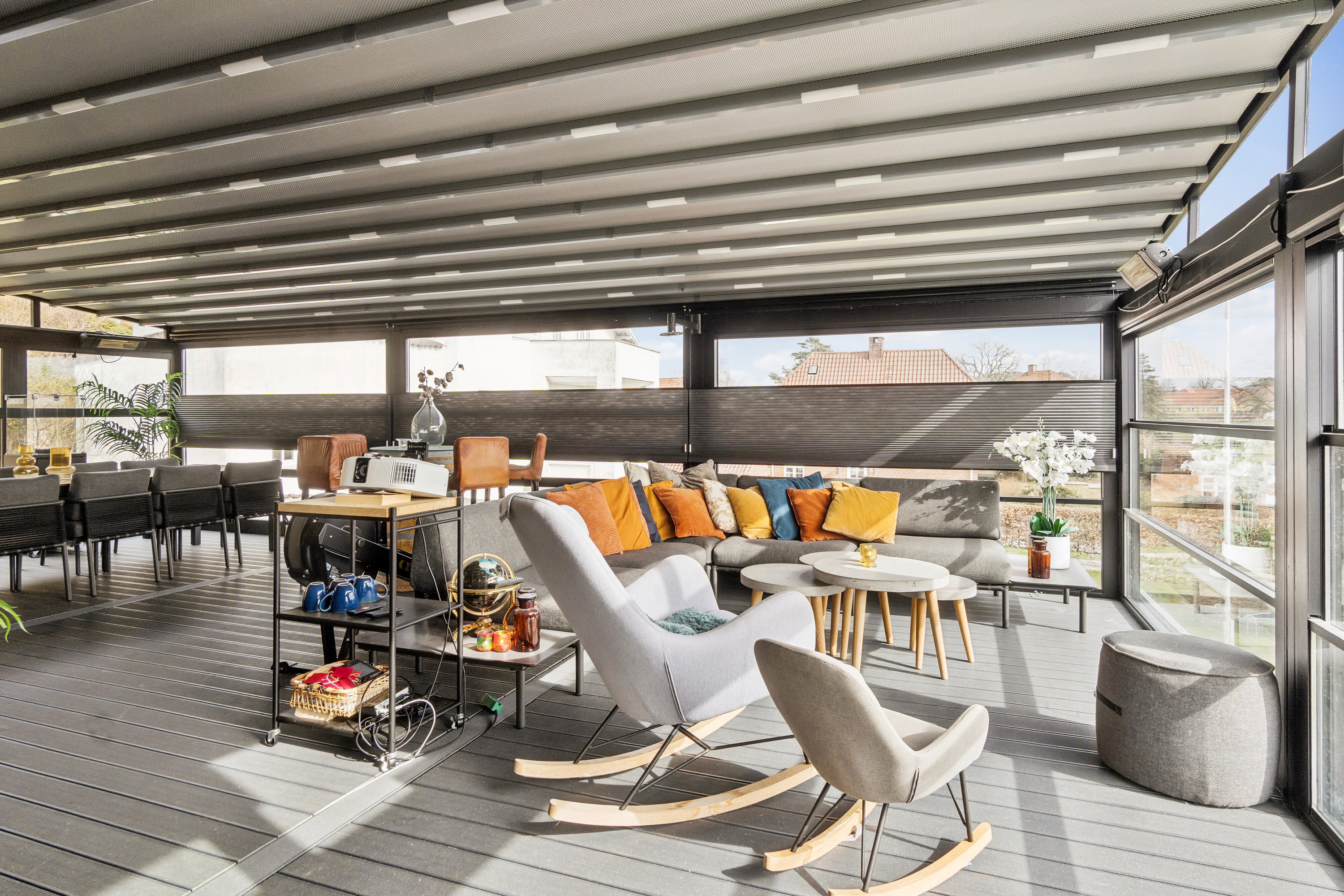 Fremhævet overdækket terrasse billede i fuldskærmstilstand. Billede af Lundevej 28, 4400 Kalundborg