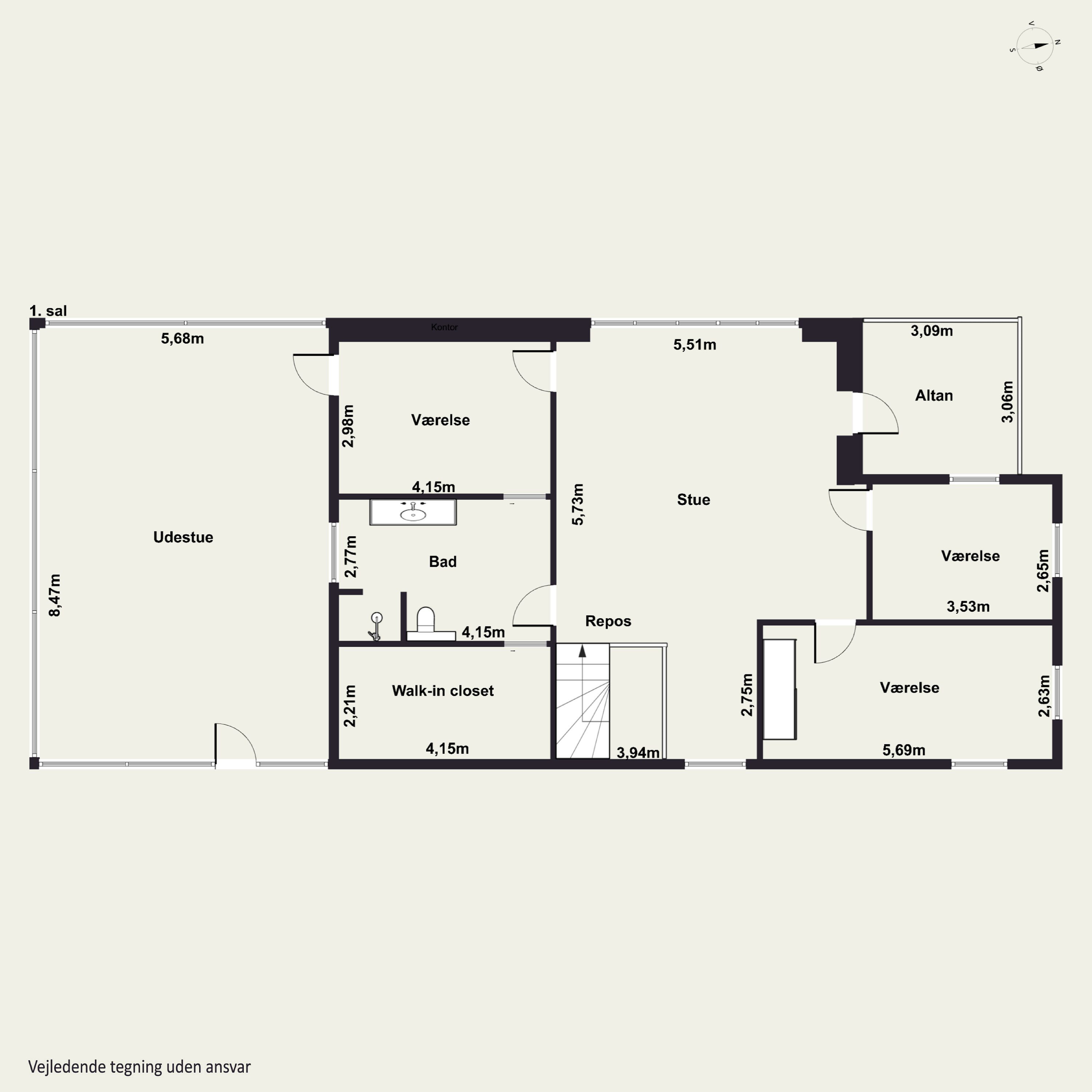 Plantegninger billede af Lundevej 28, 4400 Kalundborg