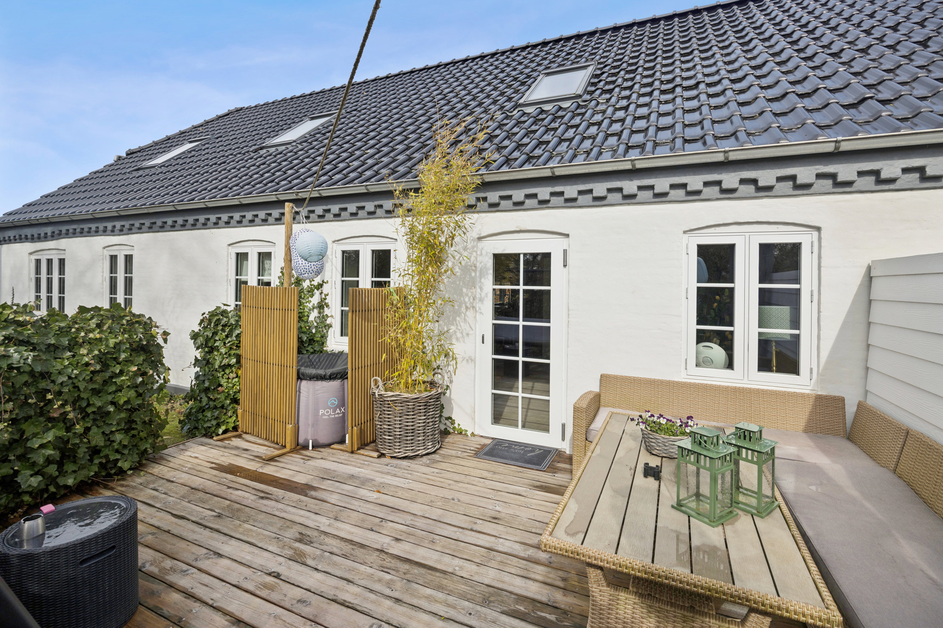 Fremhævet terrasse billede i fuldskærmstilstand. Billede af Nøvlingvej 124B, Nøvling, 9260 Gistrup