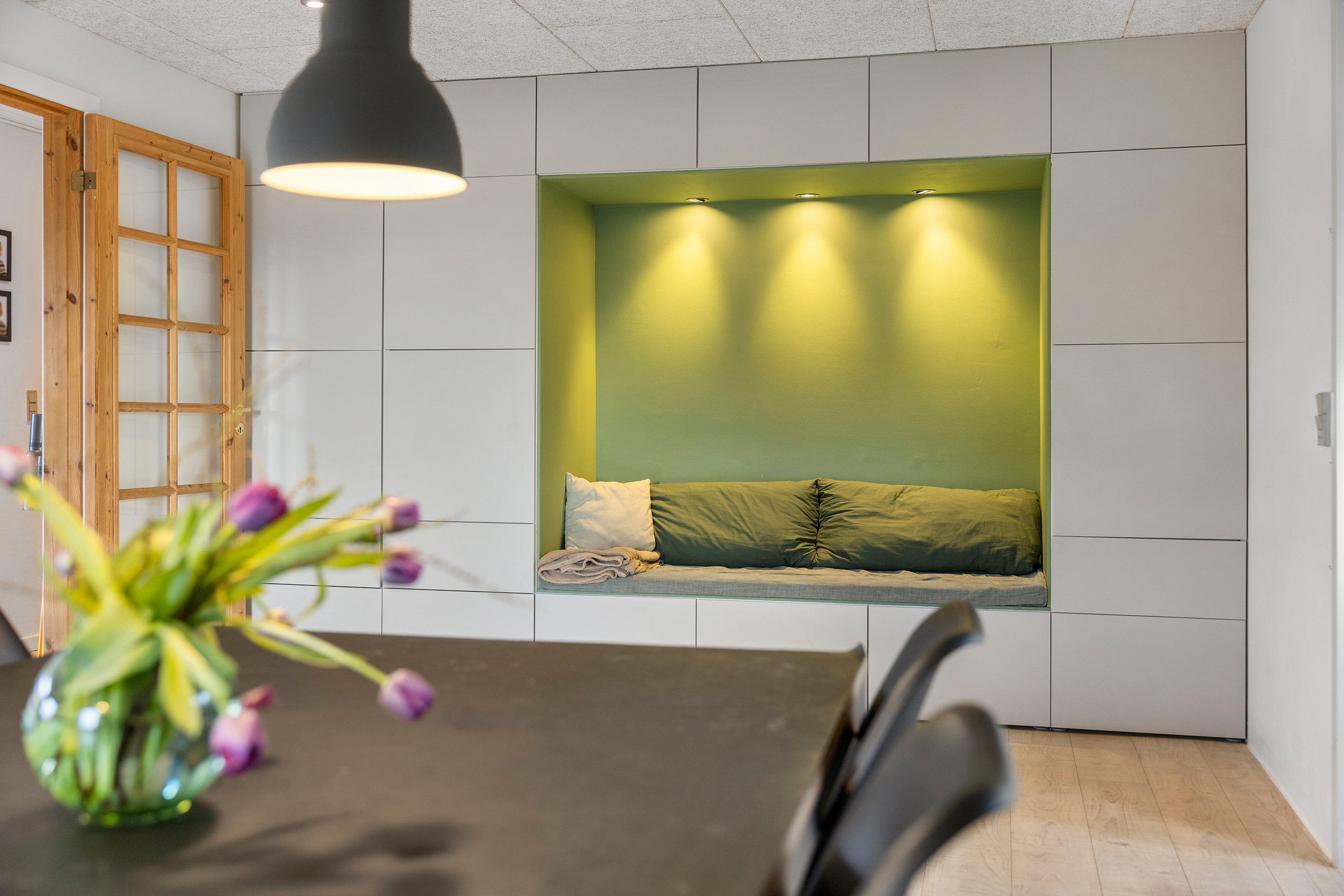 Fremhævet alrum billede i fuldskærmstilstand. Billede af Gyvelvej 16, Serritslev, 9700 Brønderslev