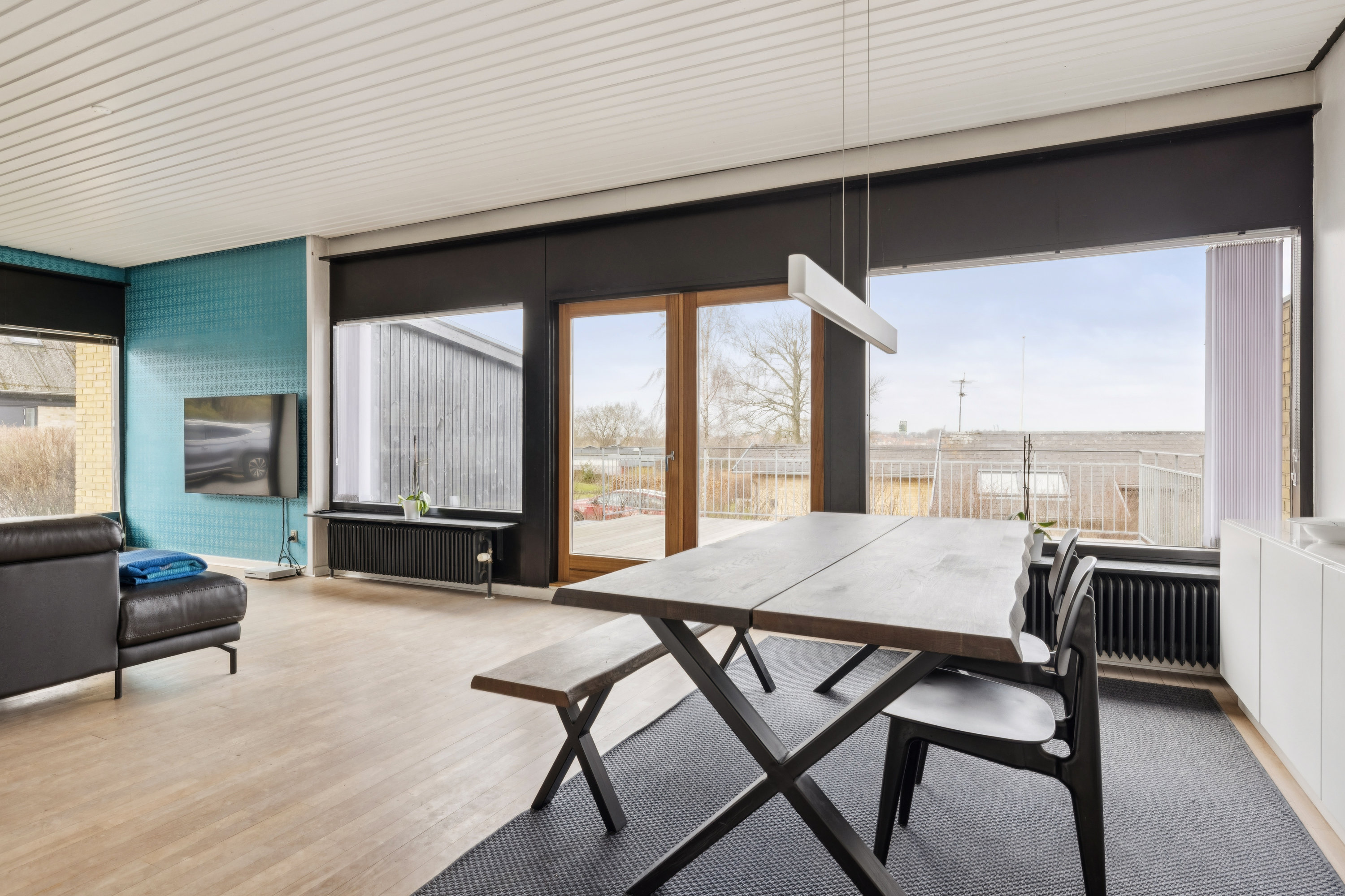 Fremhævet stue billede i fuldskærmstilstand. Billede af Helvegshøjen 11, 8800 Viborg