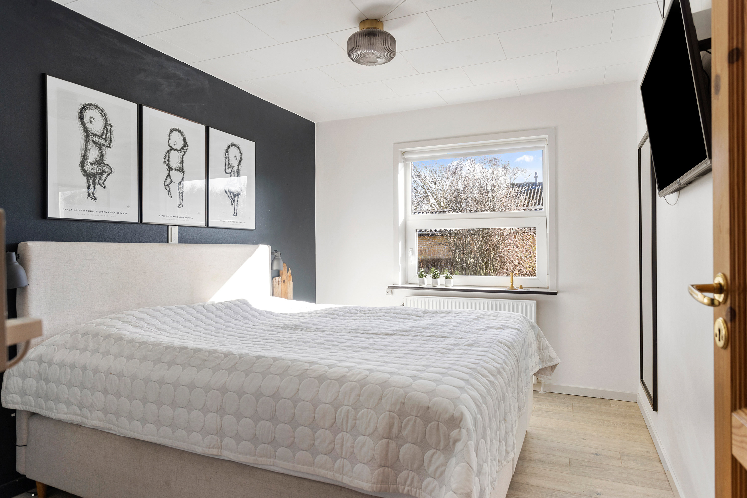 Fremhævet soveværelse billede i fuldskærmstilstand. Billede af Gyvelvej 16, Serritslev, 9700 Brønderslev