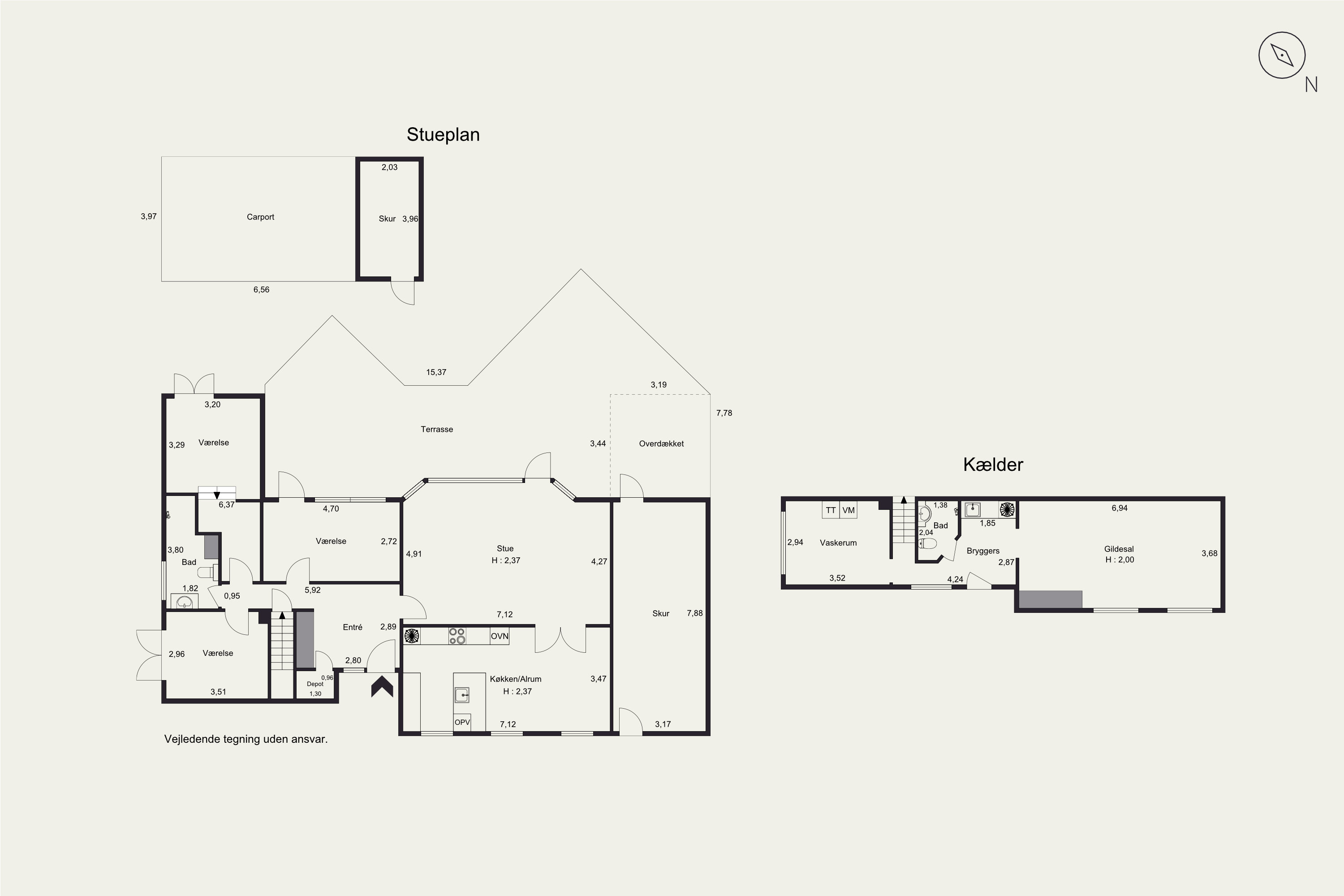 Plantegninger billede af Toftegårdsvej 5, 8362 Hørning