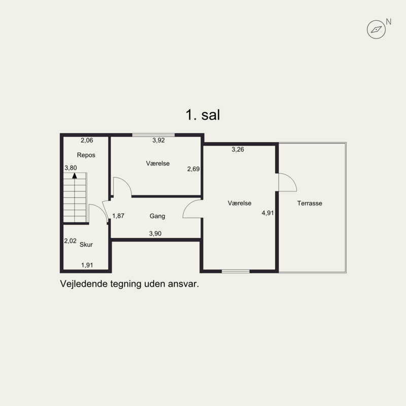 Plantegninger billede af Erlevvej 68, 6100 Haderslev