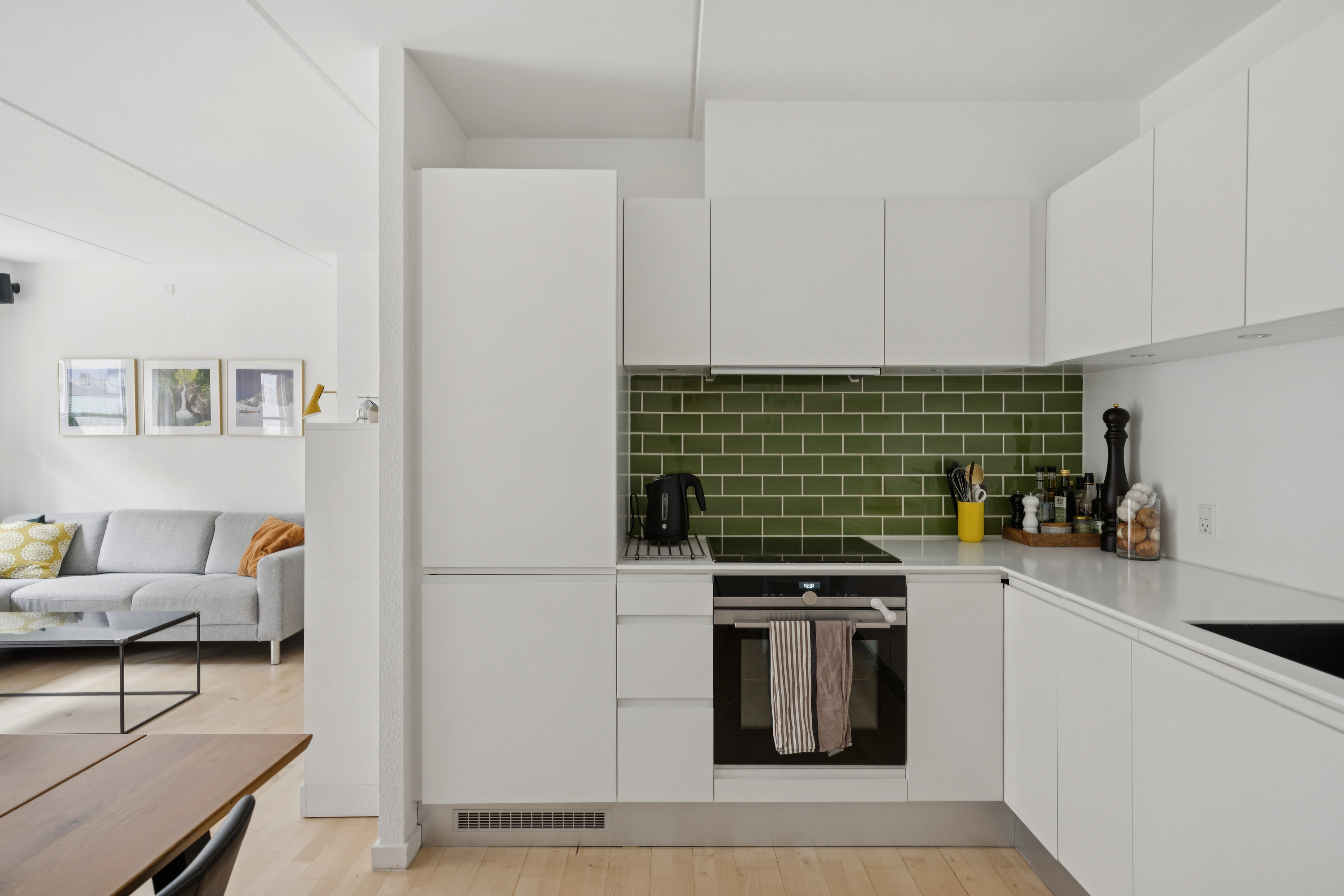 Fremhævet køkken billede i fuldskærmstilstand. Billede af Mariendalsvej 50H, 1. mf., 2000 Frederiksberg