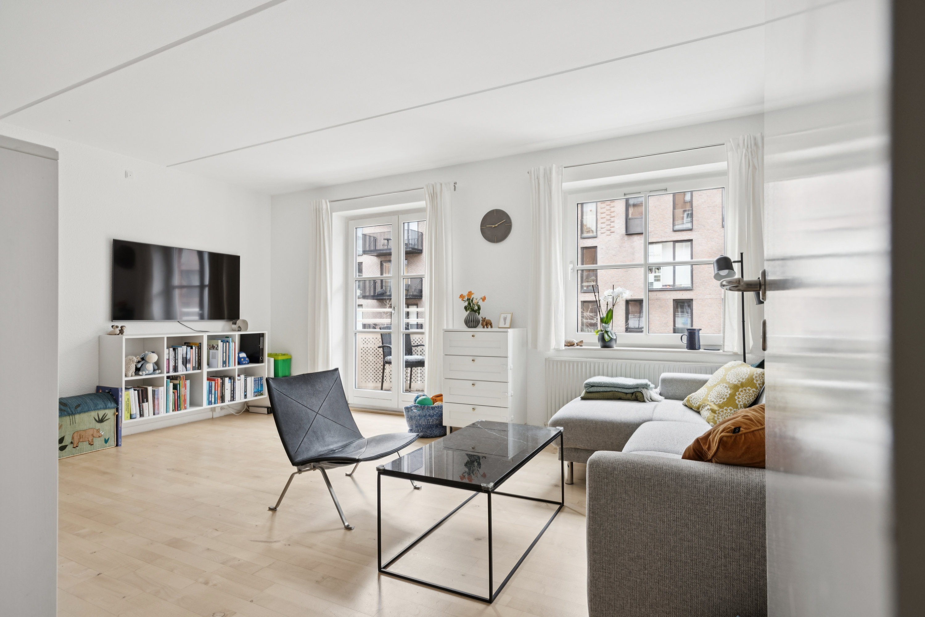 Fremhævet stue billede i fuldskærmstilstand. Billede af Mariendalsvej 50H, 1. mf., 2000 Frederiksberg