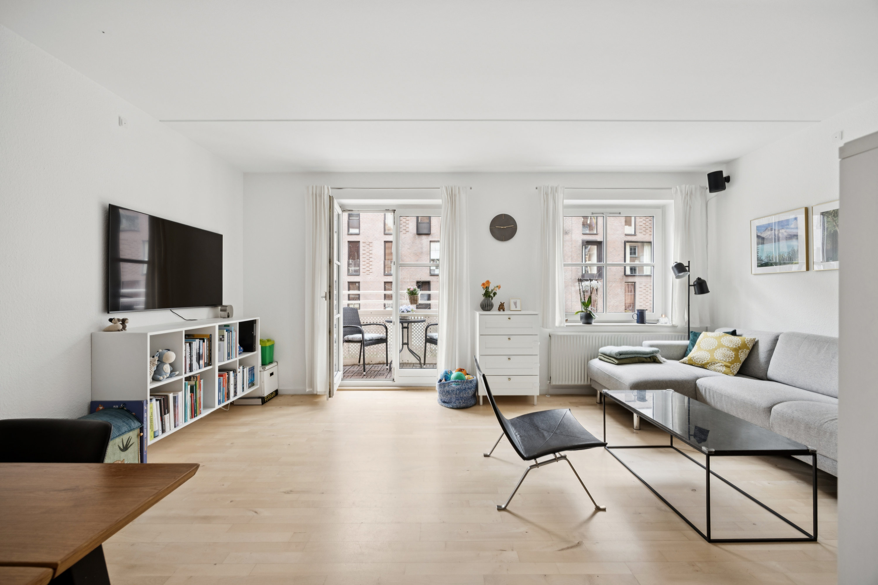 Fremhævet stue billede i fuldskærmstilstand. Billede af Mariendalsvej 50H, 1. mf., 2000 Frederiksberg