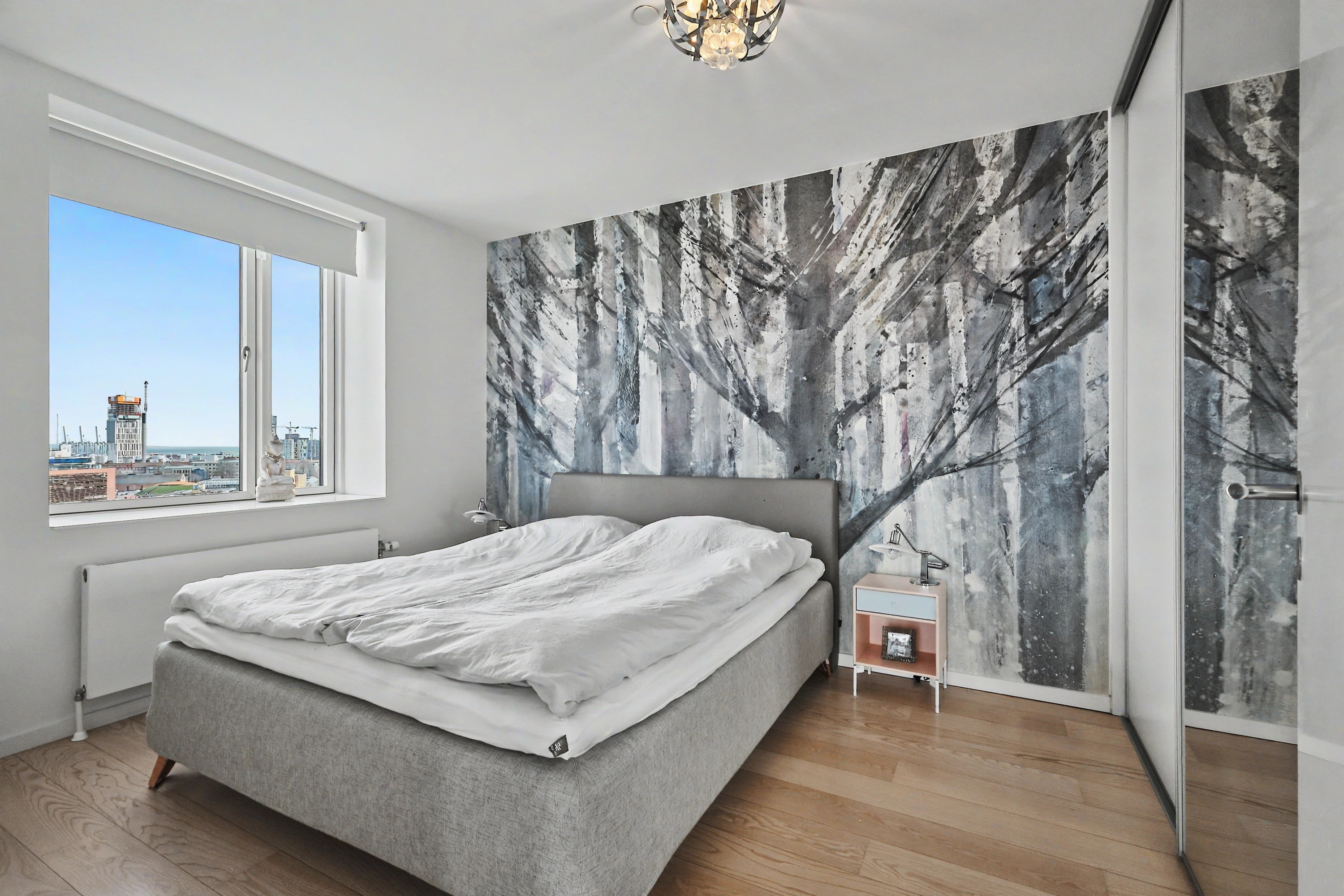 Fremhævet soveværelse billede i fuldskærmstilstand. Billede af Ceres Allé 7, 14. 7., 8000 Aarhus C