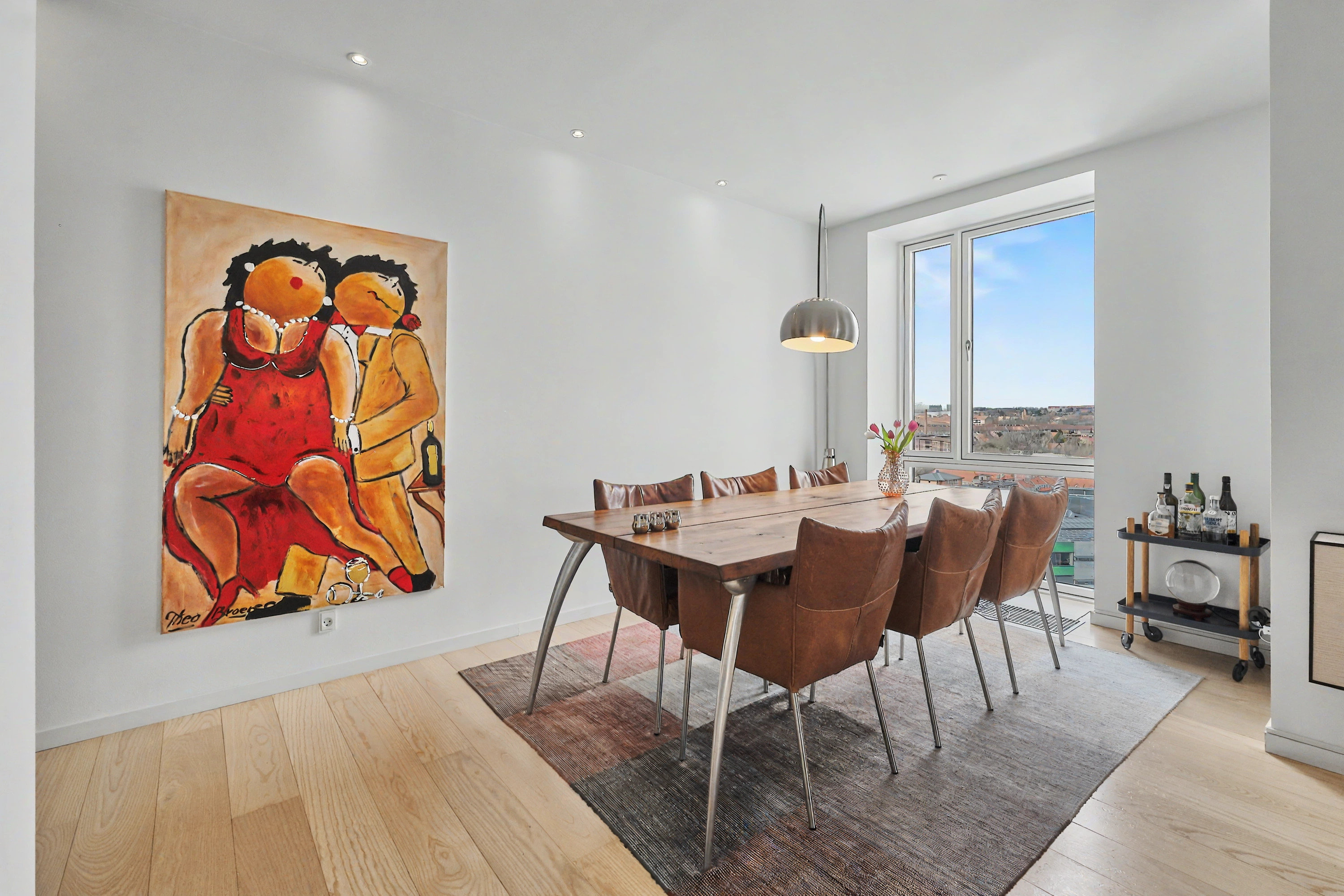 Fremhævet køkken alrum billede i fuldskærmstilstand. Billede af Ceres Allé 7, 14. 7., 8000 Aarhus C