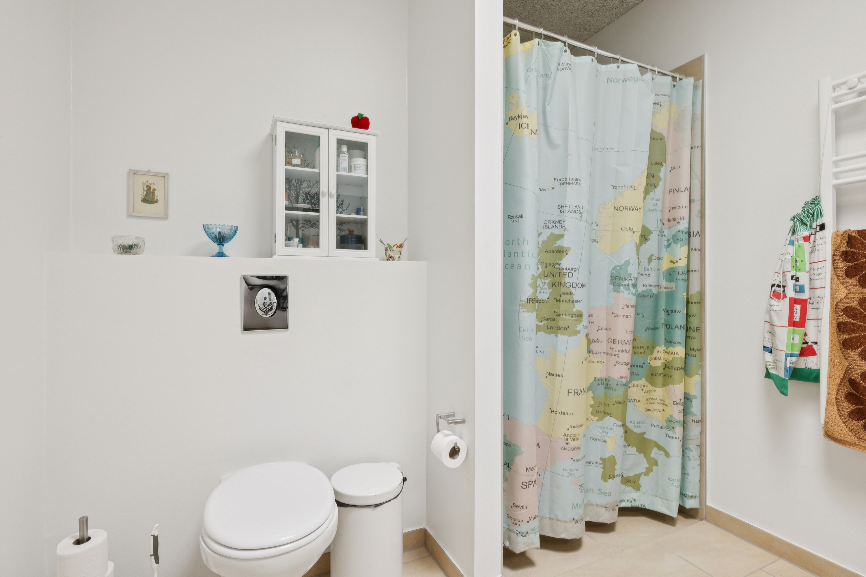 Fremhævet badeværelse billede i fuldskærmstilstand. Billede af Morbærvej 33, 8800 Viborg