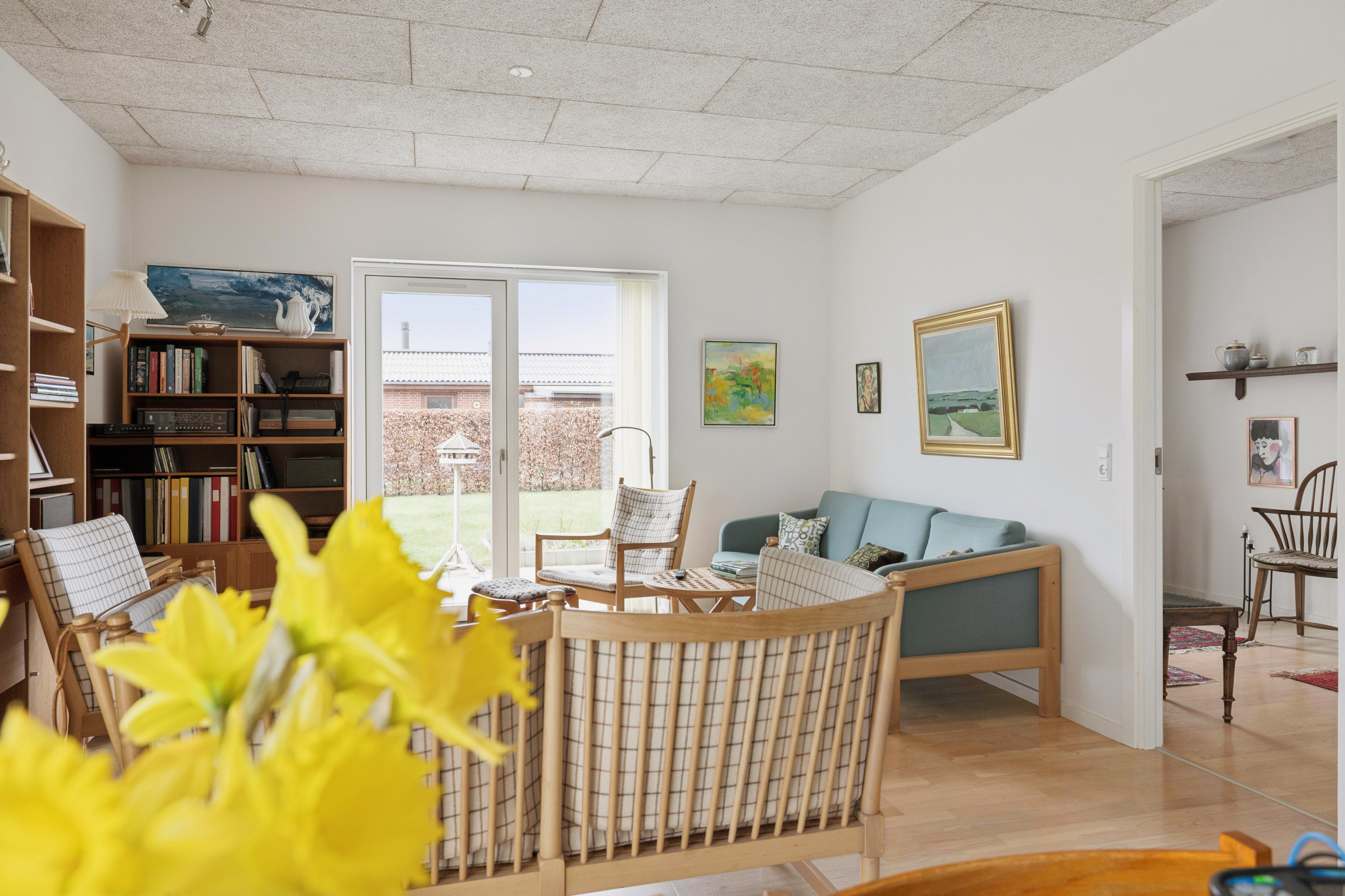 Fremhævet stue billede i fuldskærmstilstand. Billede af Morbærvej 33, 8800 Viborg