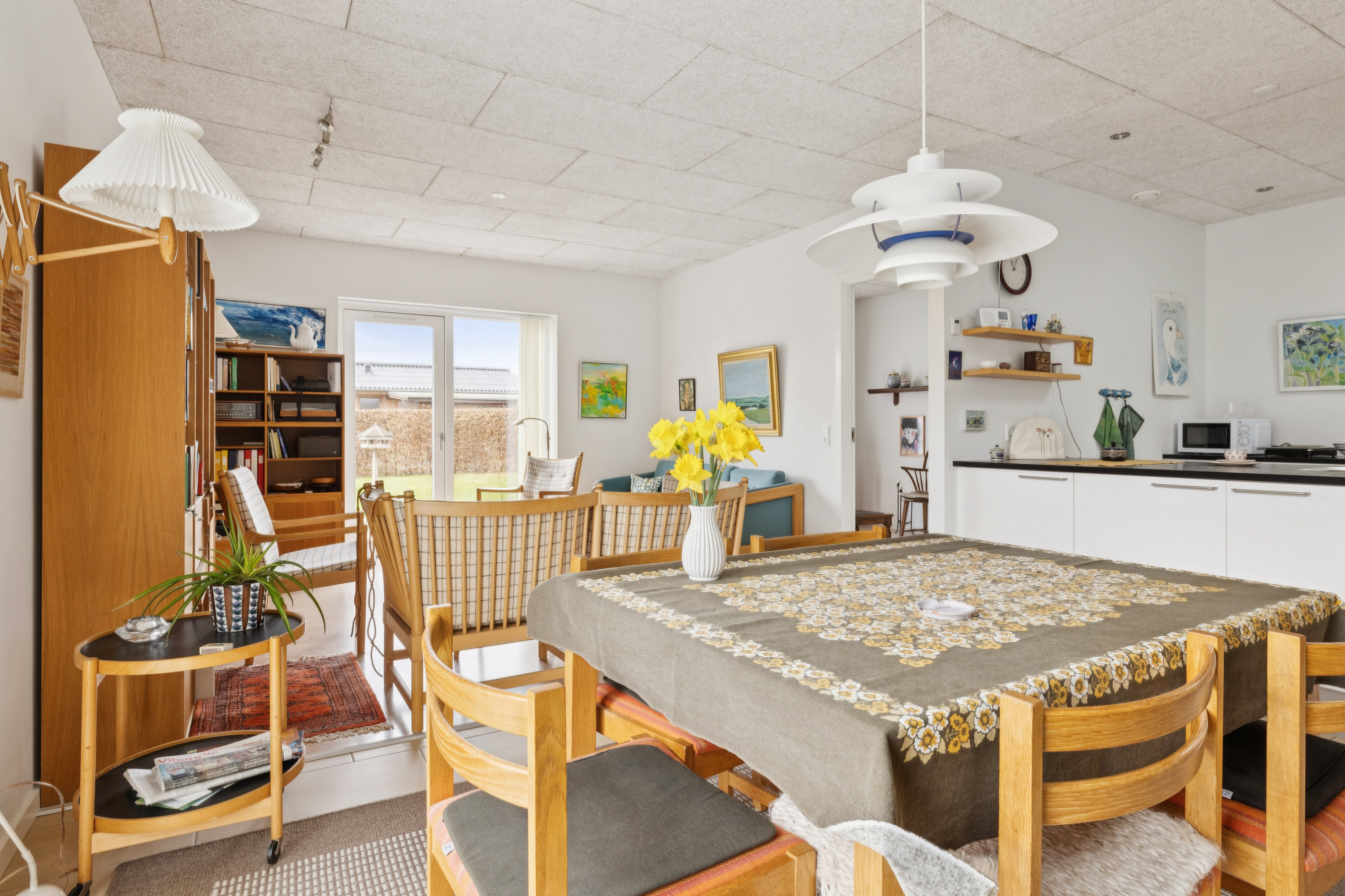 Fremhævet stue billede i fuldskærmstilstand. Billede af Morbærvej 33, 8800 Viborg