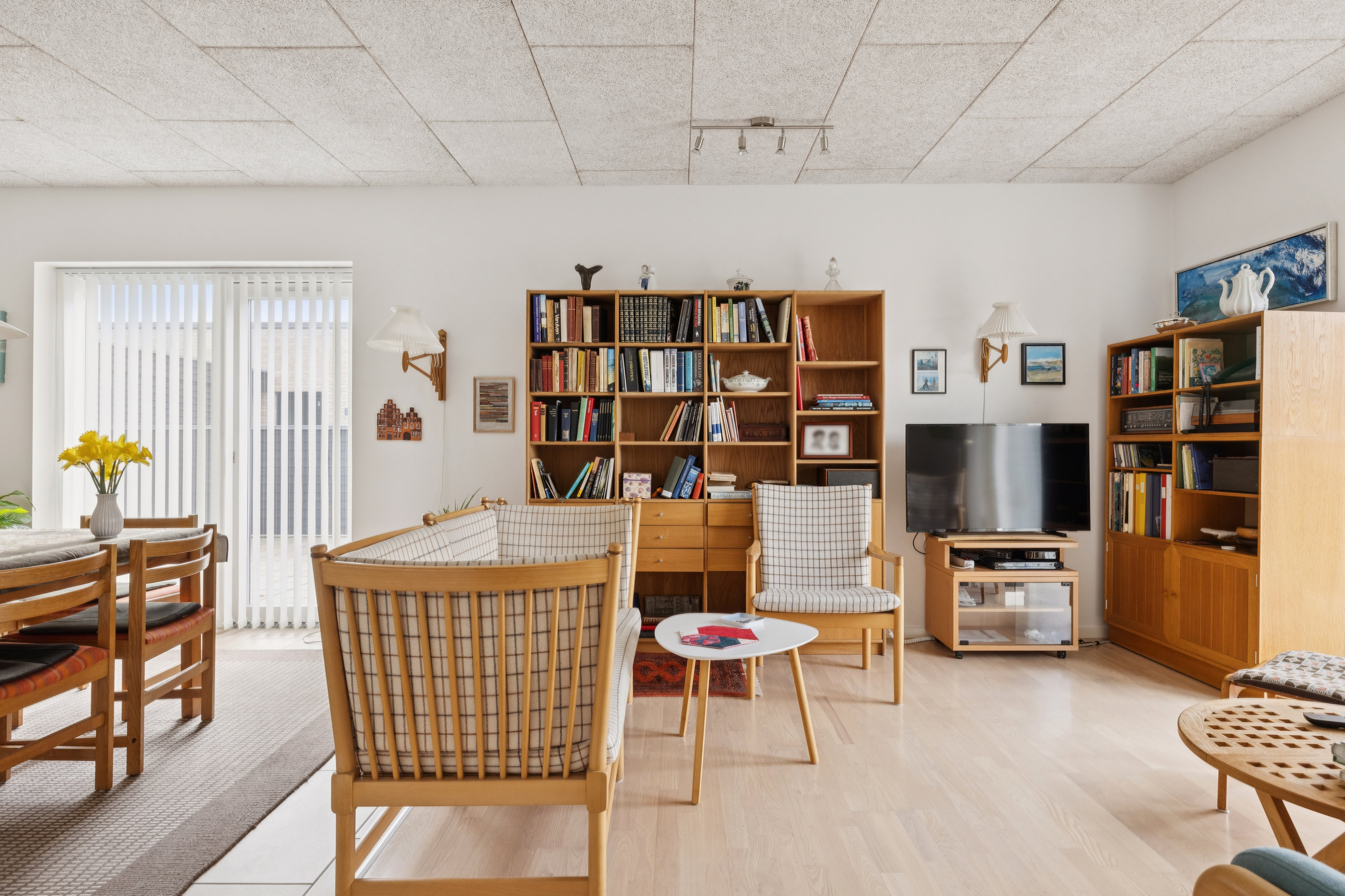 Fremhævet stue billede i fuldskærmstilstand. Billede af Morbærvej 33, 8800 Viborg