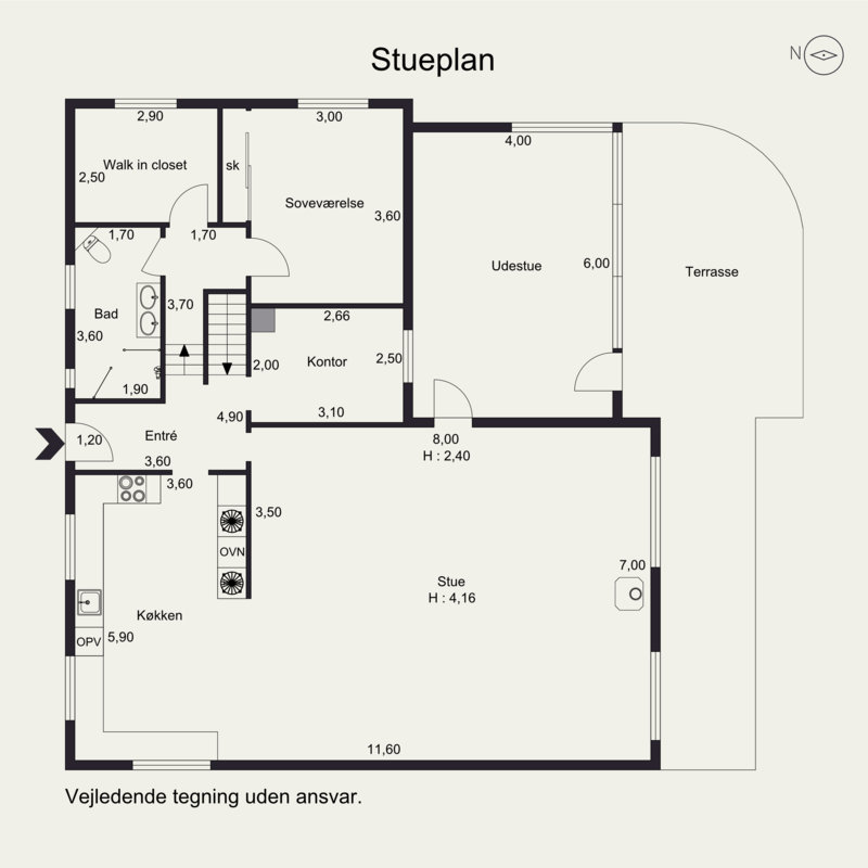 Plantegninger billede af Tulipanvej 4, 6000 Kolding
