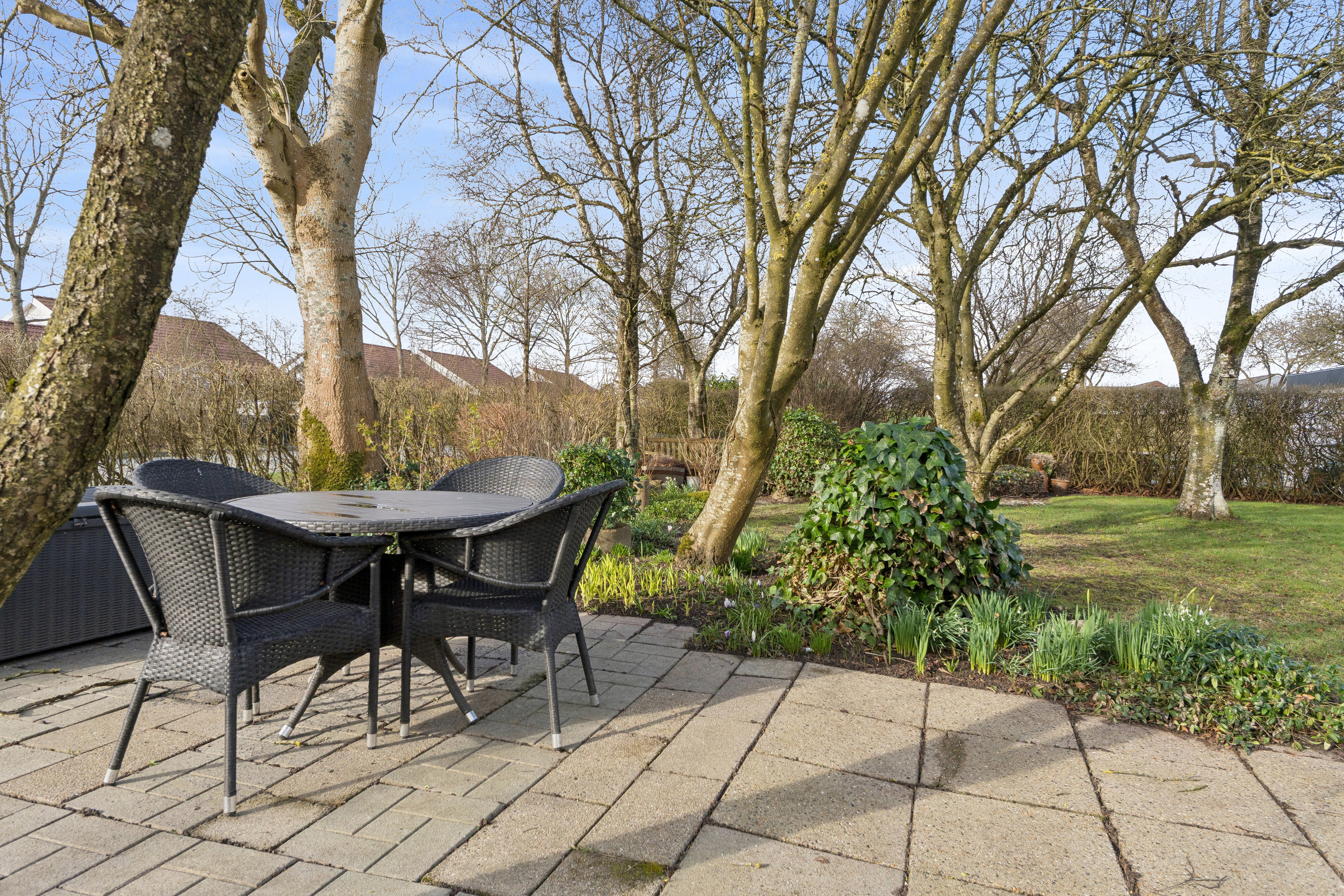 Fremhævet terrasse billede i fuldskærmstilstand. Billede af Sven Dalsgaards Vej 4, 7430 Ikast