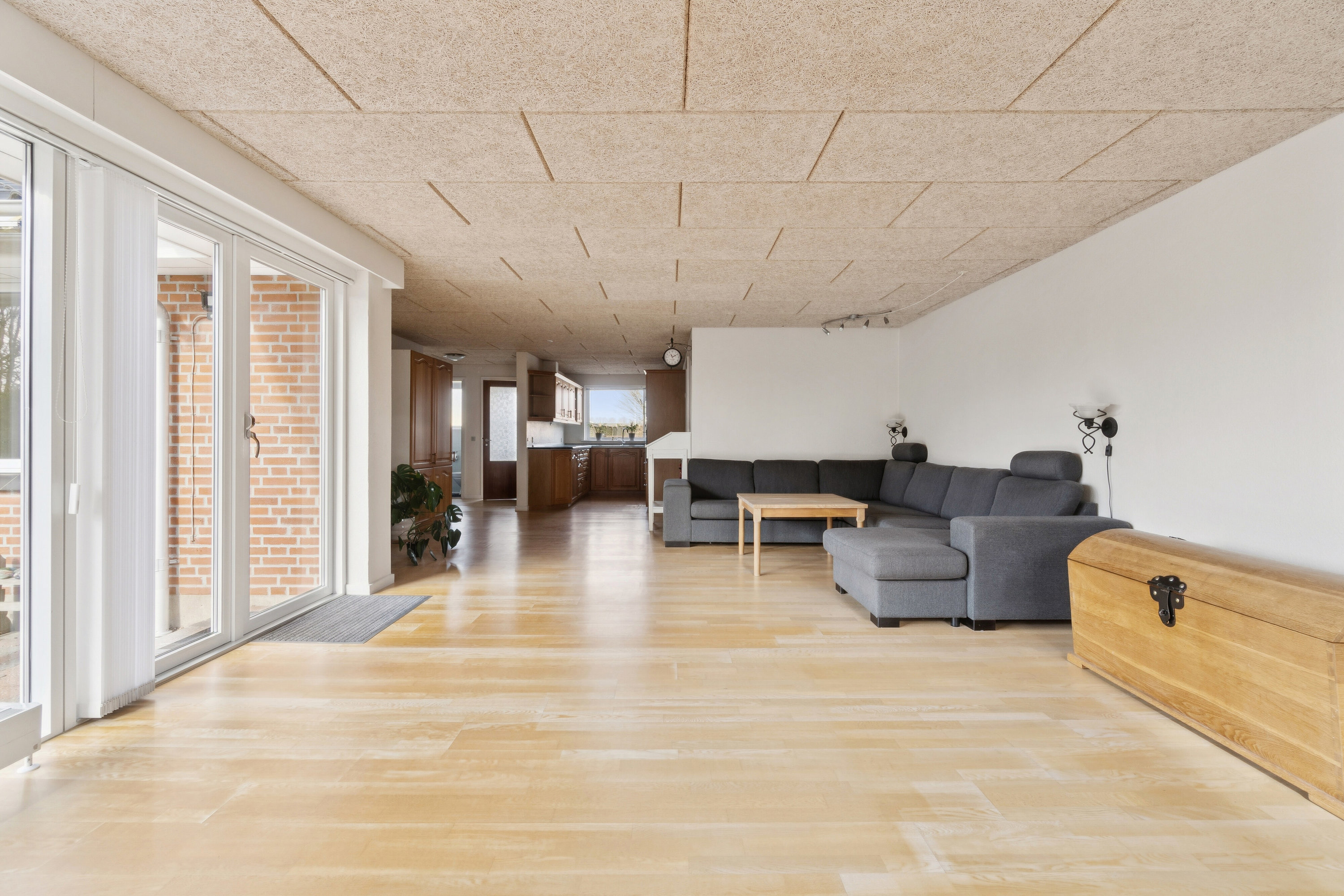 Fremhævet stue billede i fuldskærmstilstand. Billede af Mågevej 18, 7700 Thisted