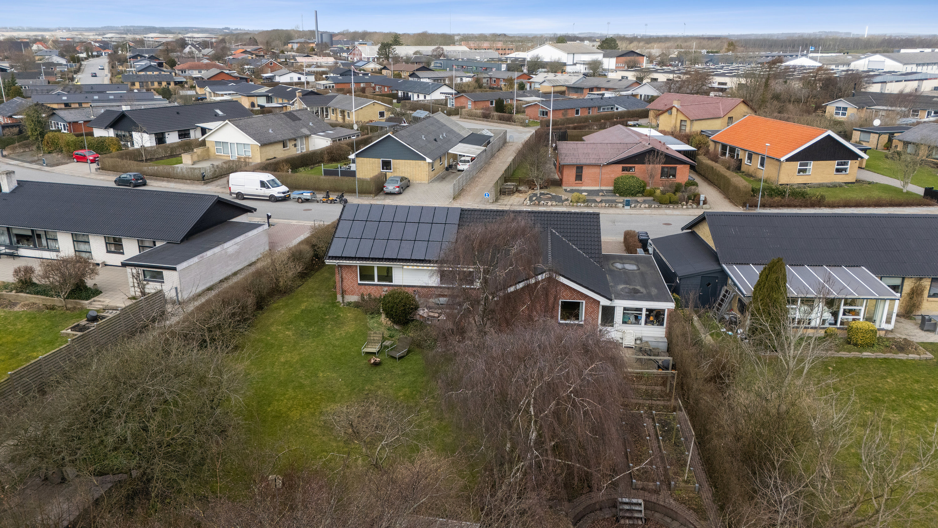 Fremhævet set fra haven billede i fuldskærmstilstand. Billede af Mågevej 18, 7700 Thisted